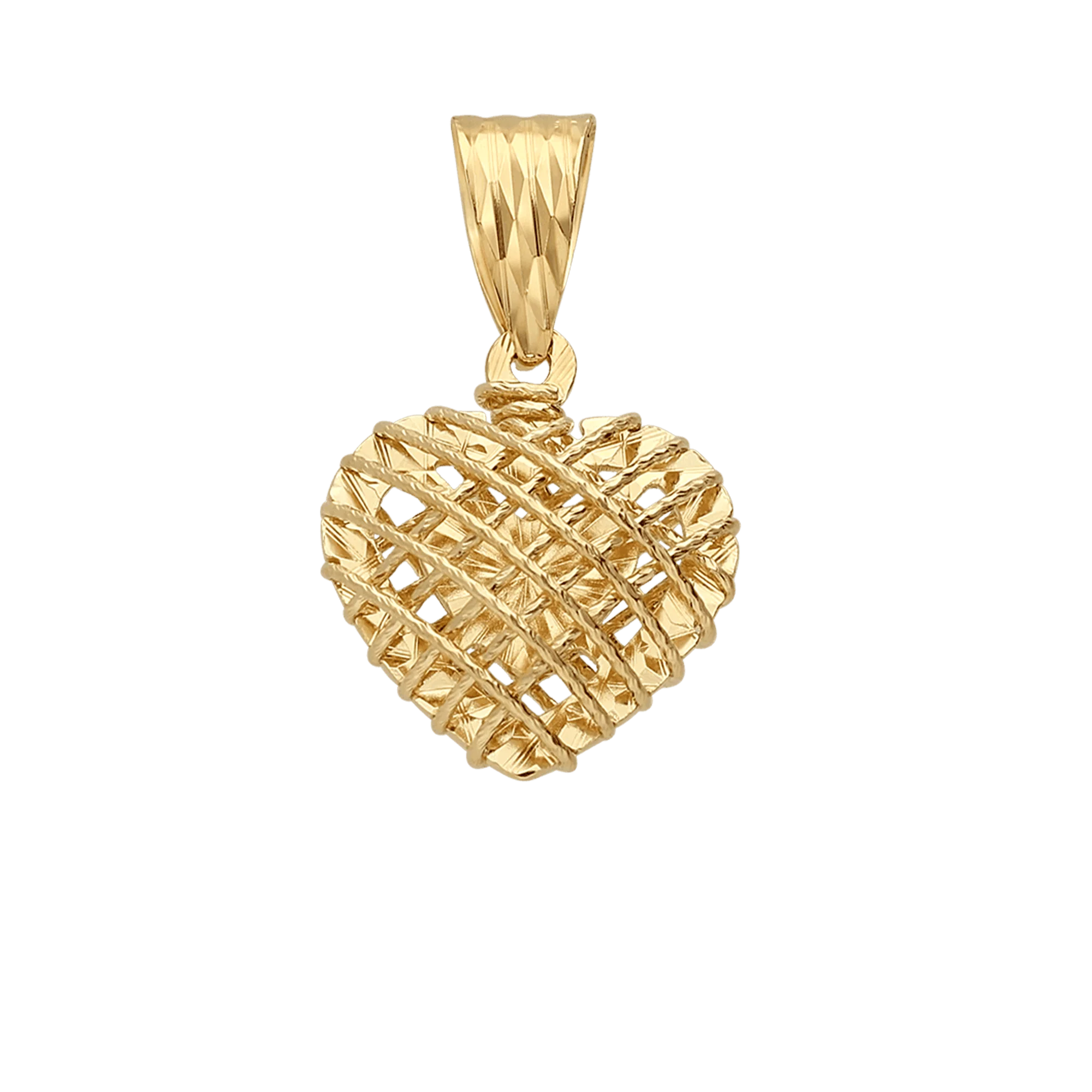 Heart pendant 1.82g 18K gold - Image 2