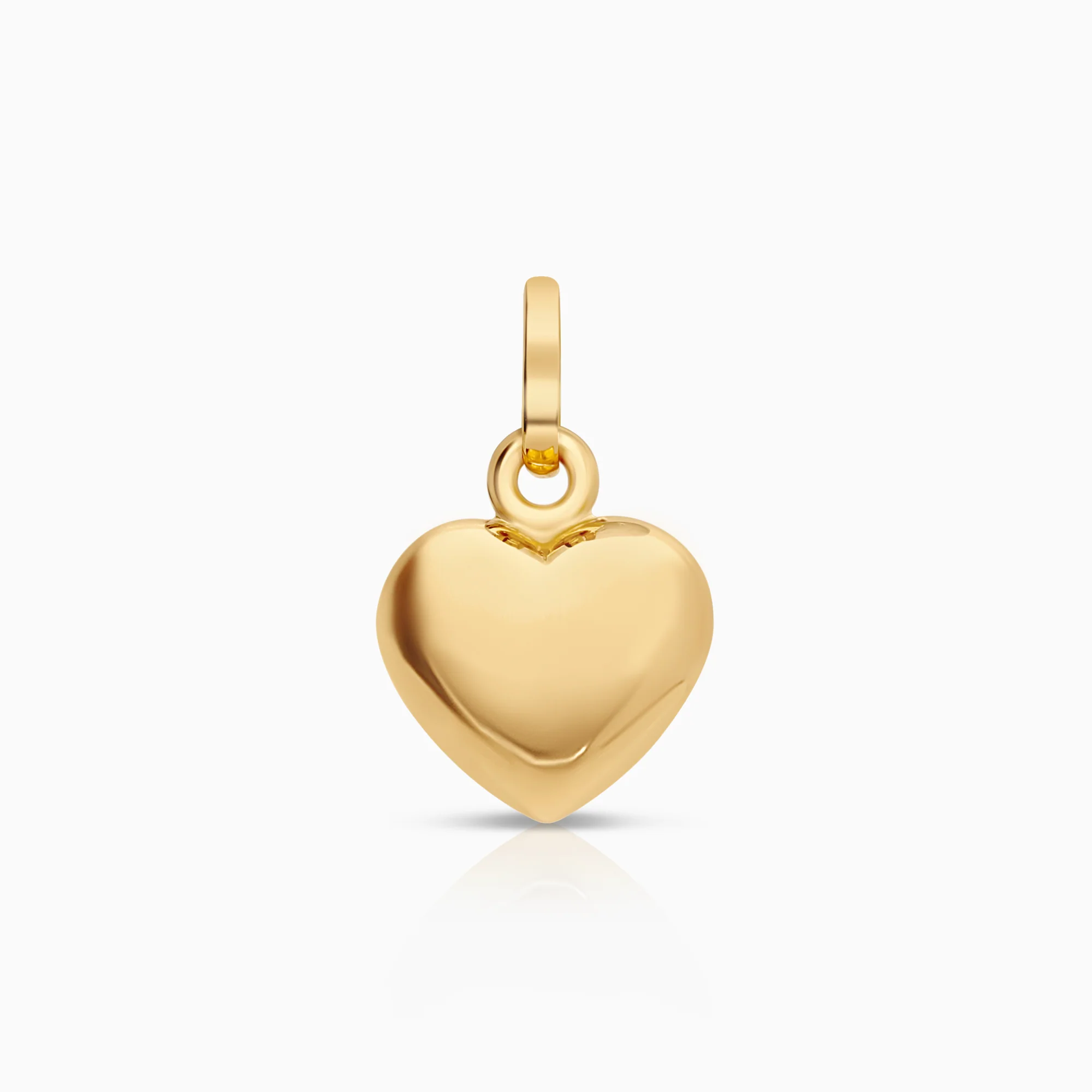 Heart pendant 0.60g 18K gold