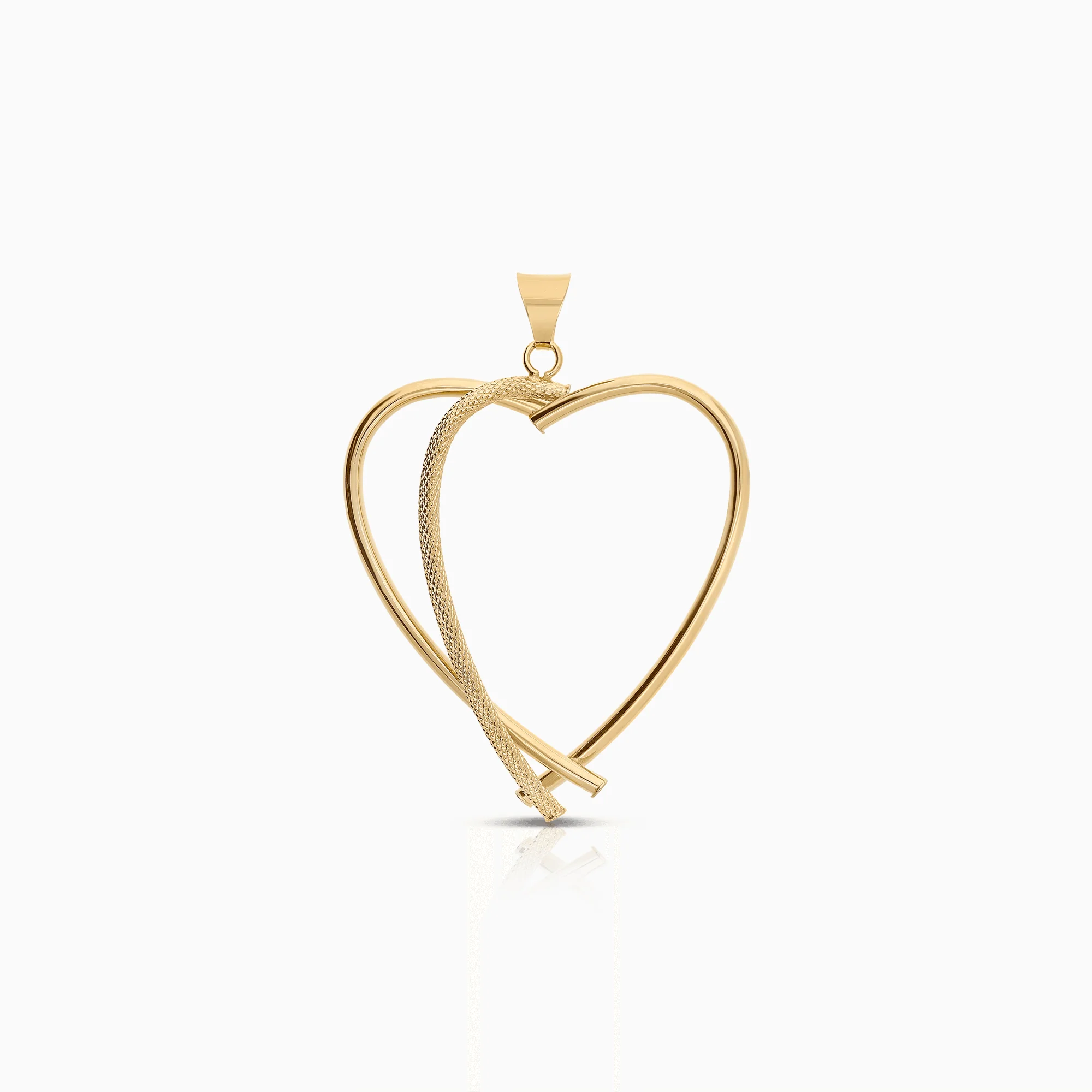 Heart pendant 2.27g 18K gold