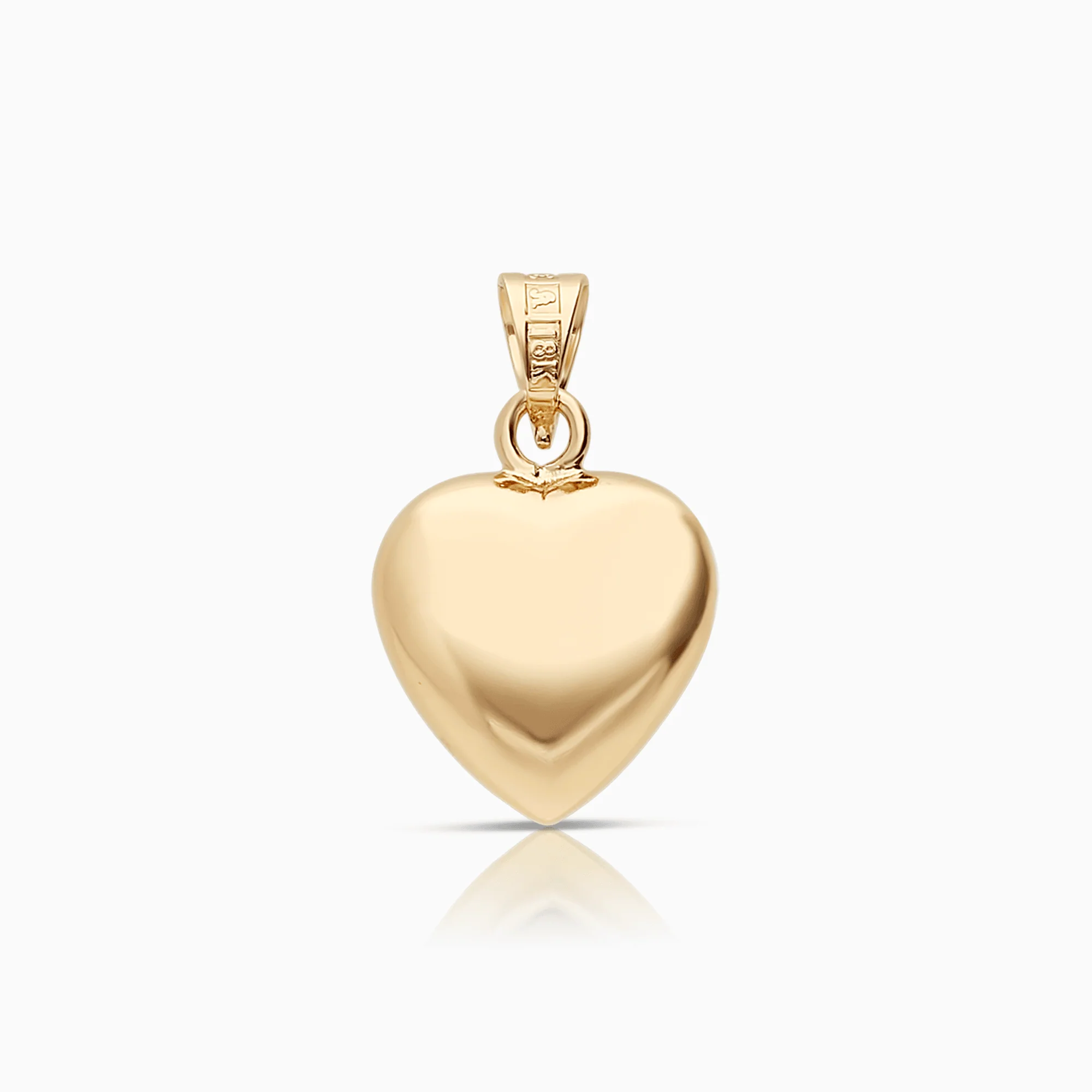 Heart pendant 2.72g 18K gold