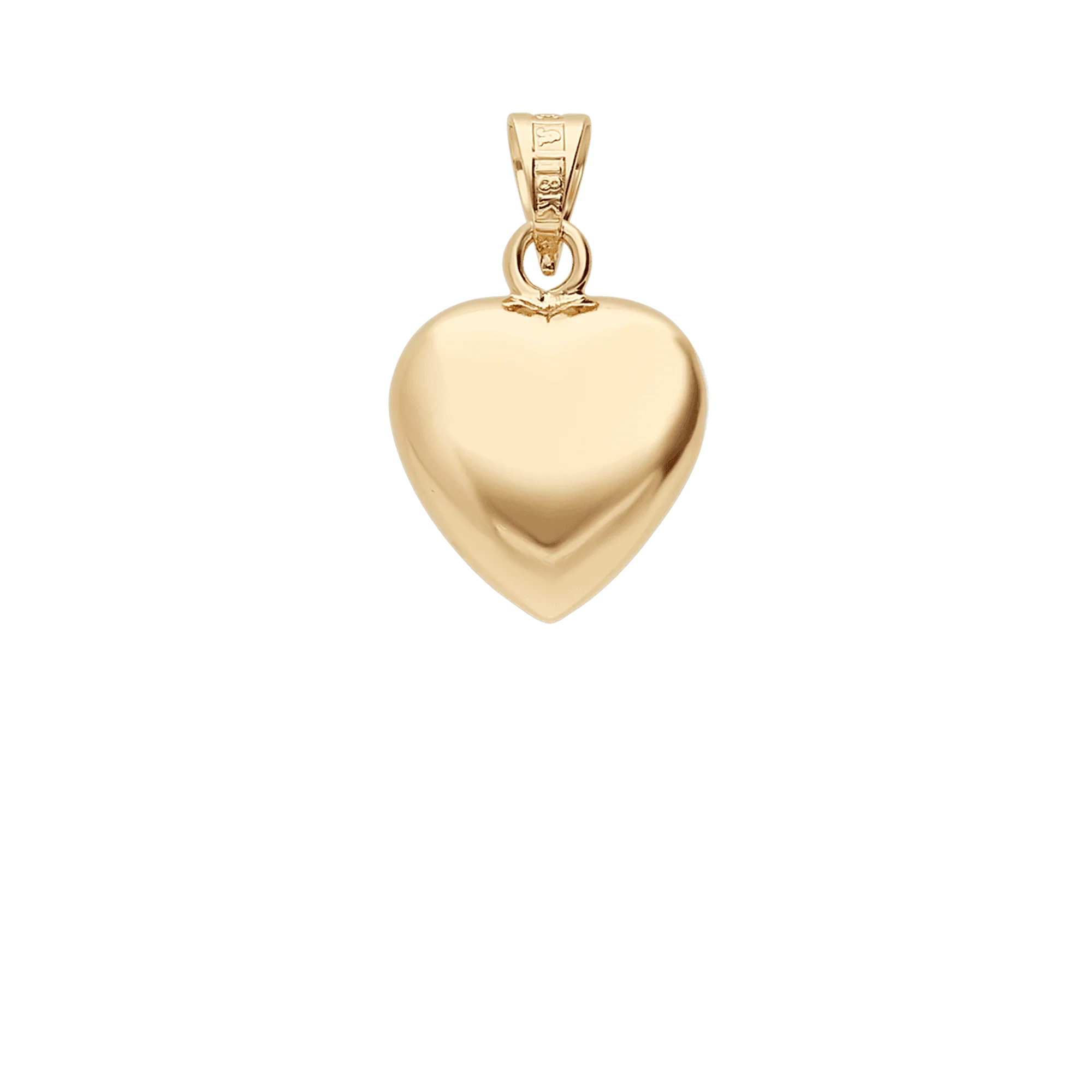 Heart pendant 2.72g 18K gold - Image 2