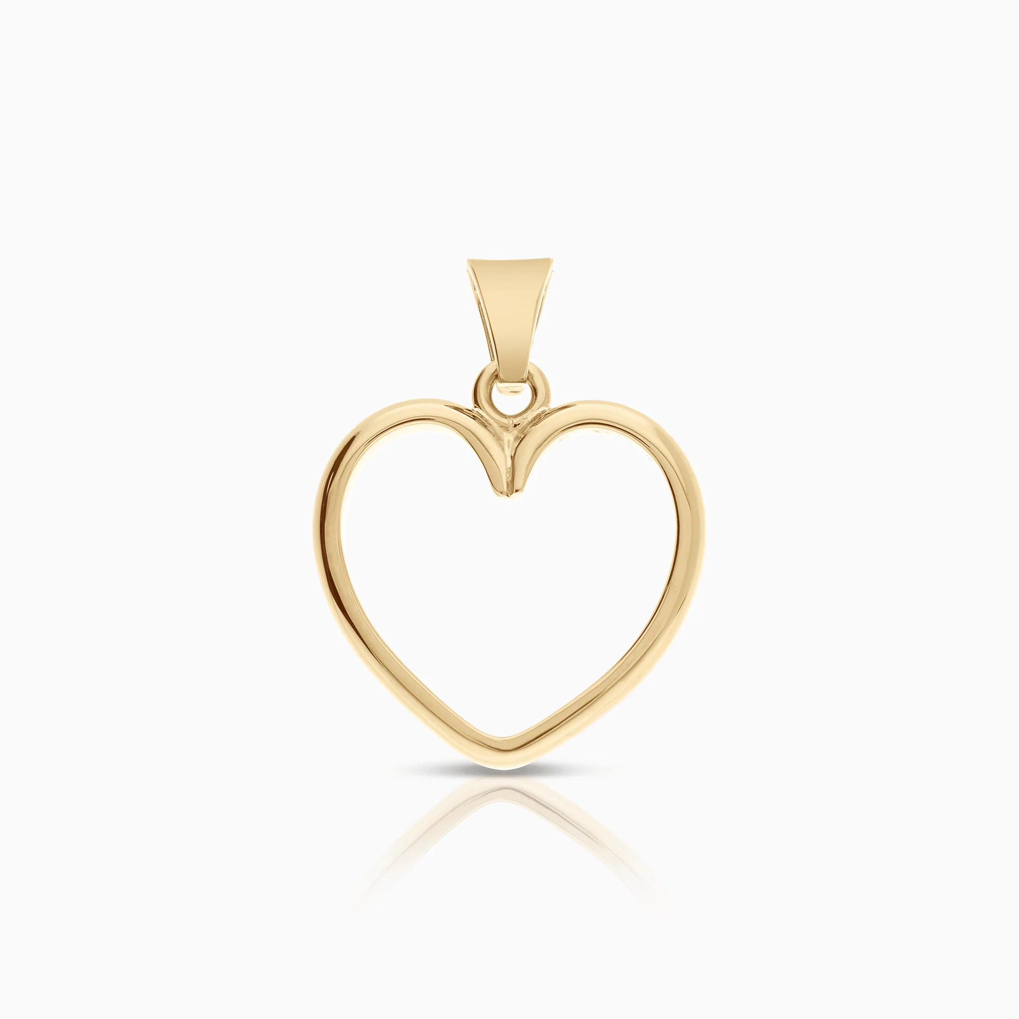 Heart pendant 3.74g 18K gold