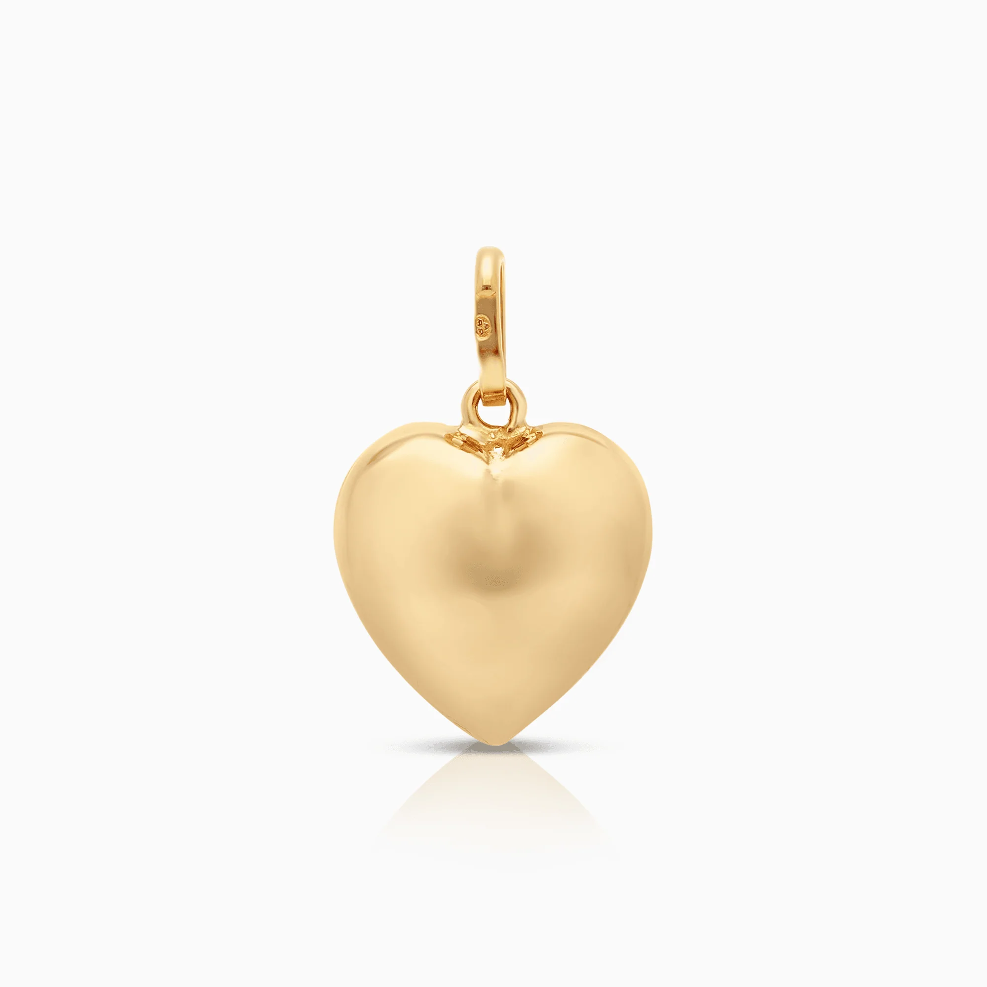 Heart pendant 3.79g 18K gold