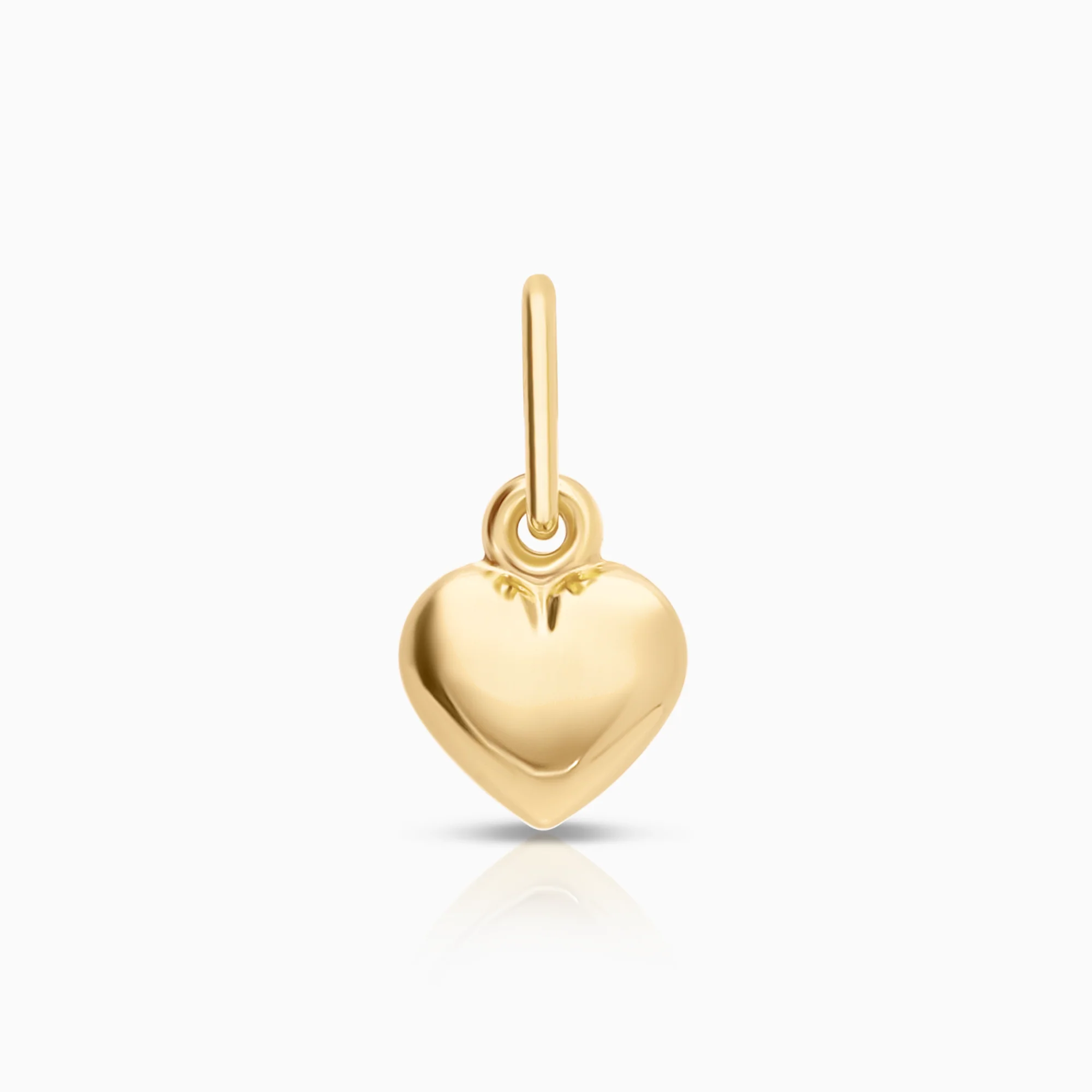 Heart pendant 0.19g 18K yellow gold