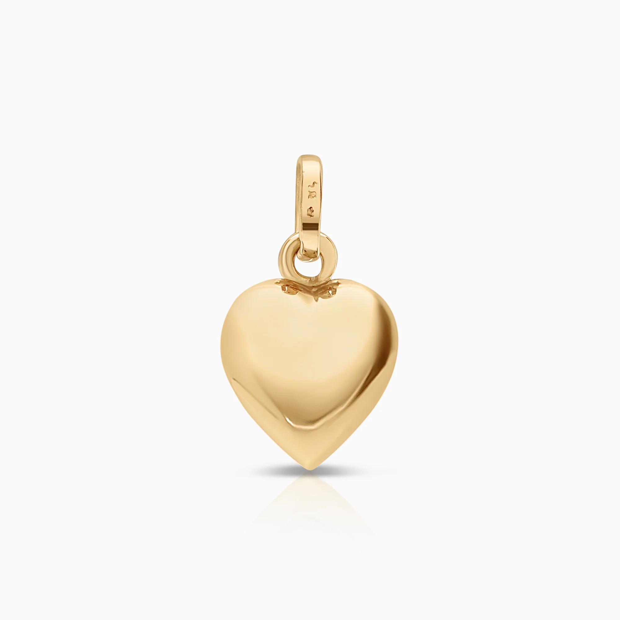 Heart pendant 0.46g 18K gold