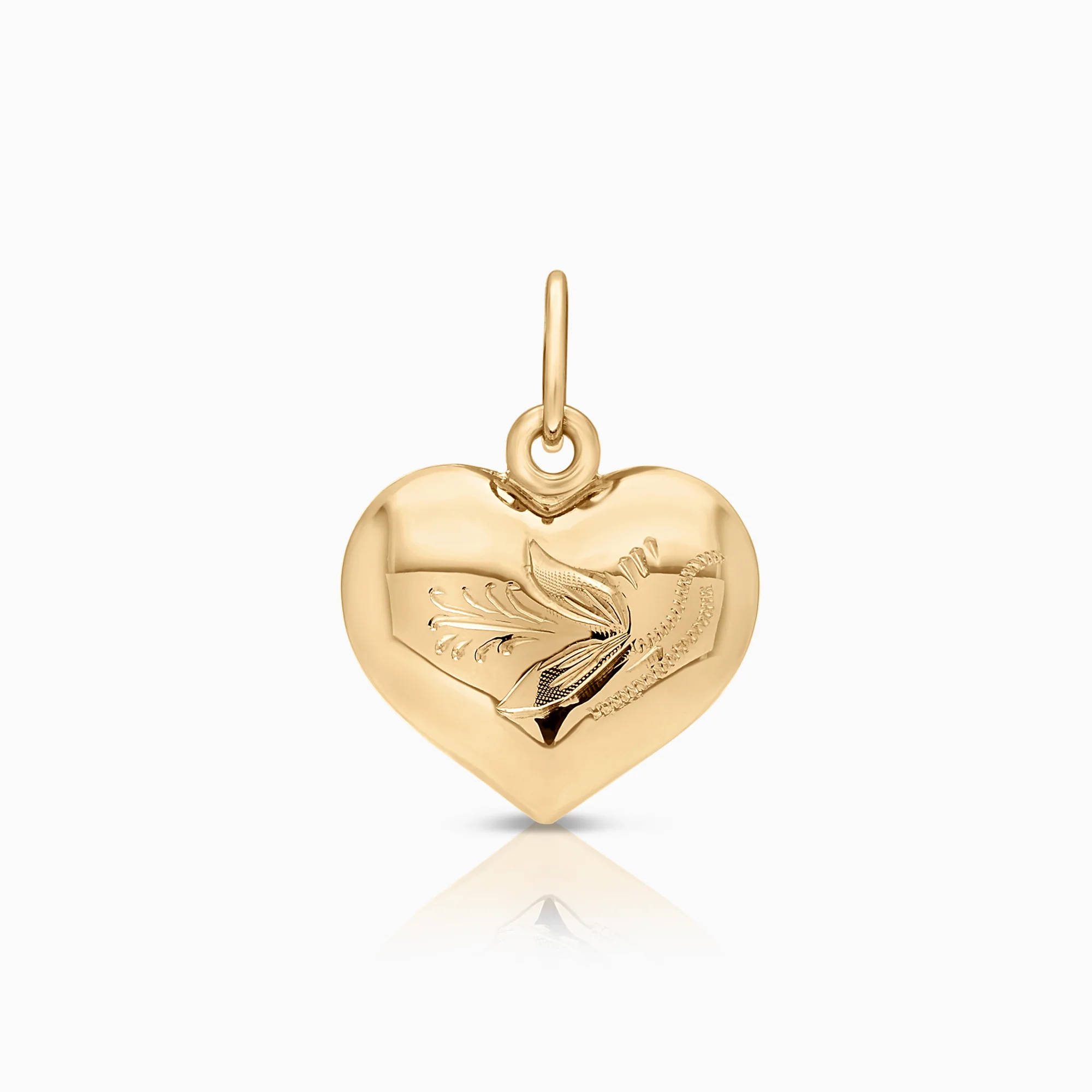 Heart pendant 0.53g 18K gold