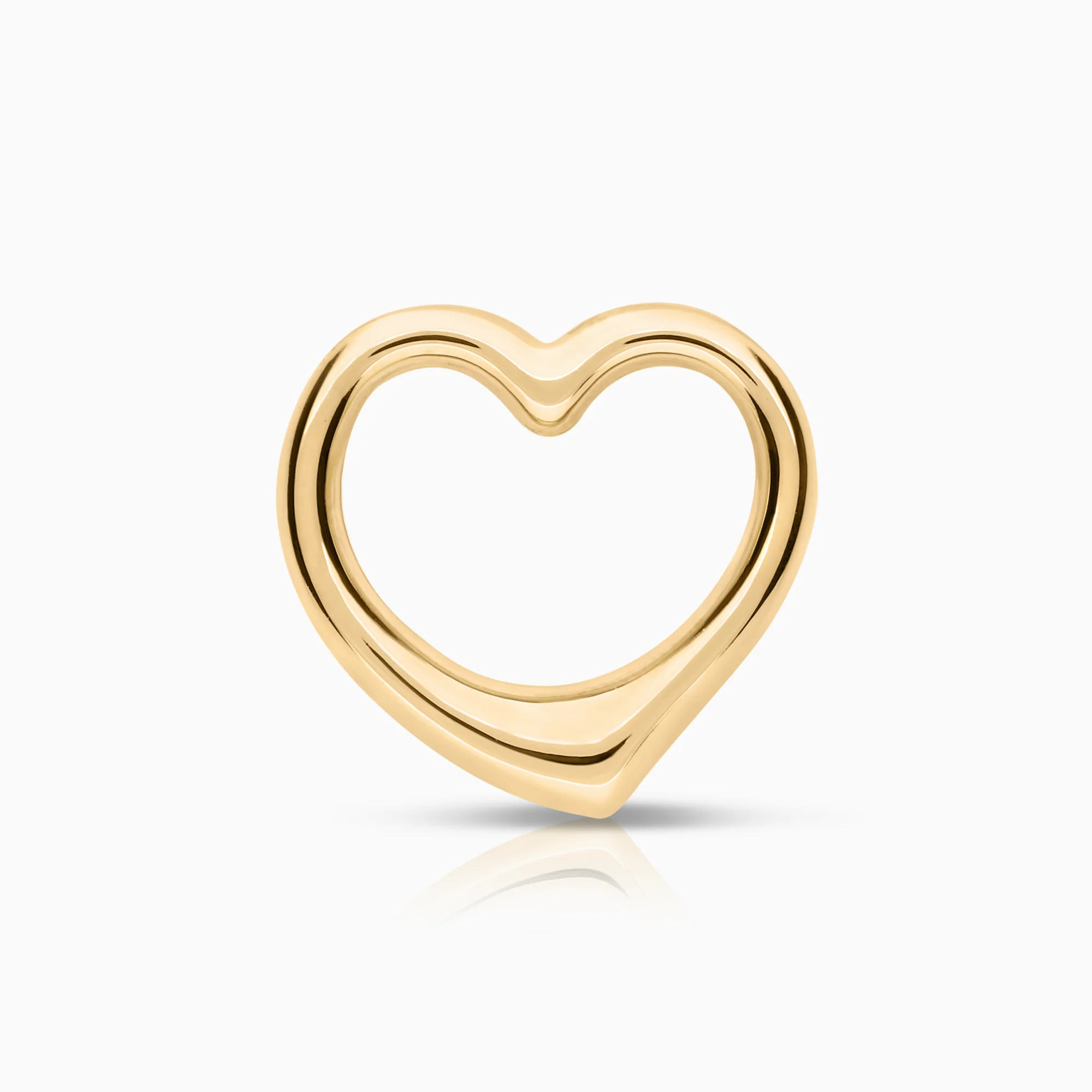 Heart pendant 0.59g 18K yellow gold