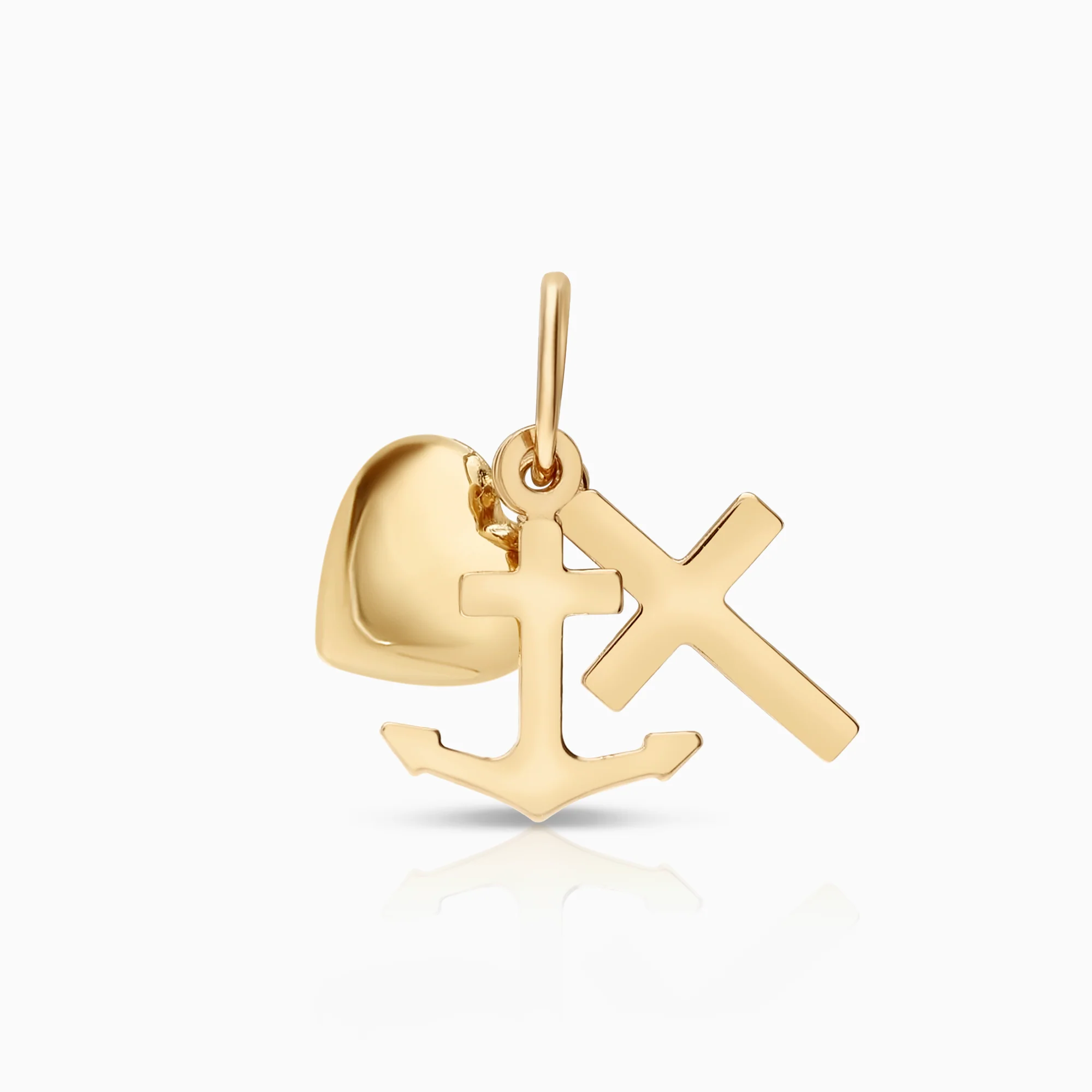 Pendant Faith, Hope & Love 0.31g 18K gold