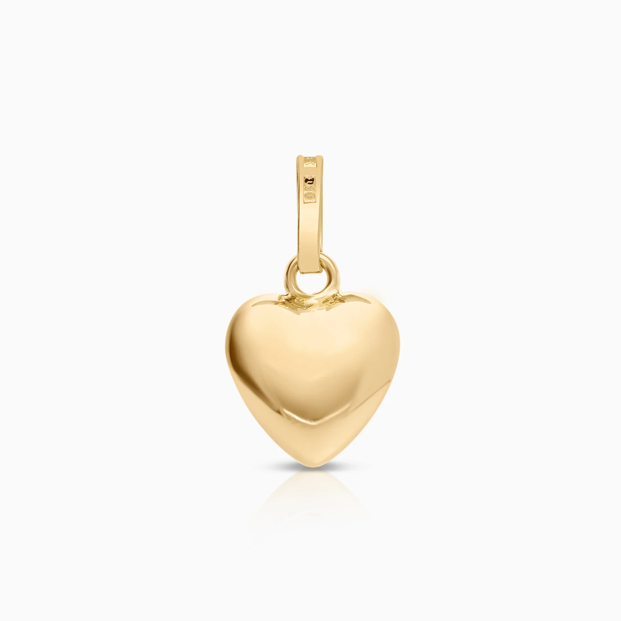 Heart pendant 0.99g 18K gold