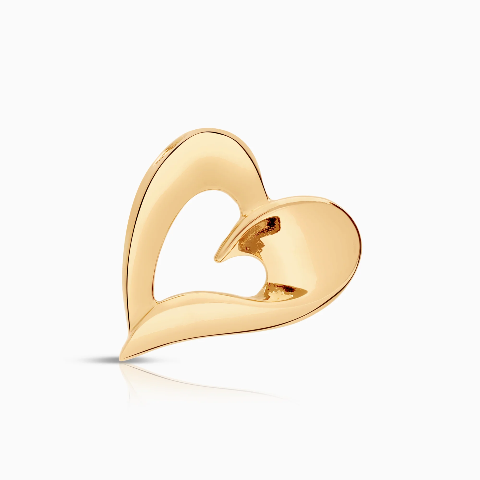 Heart pendant 2.52g 18K gold