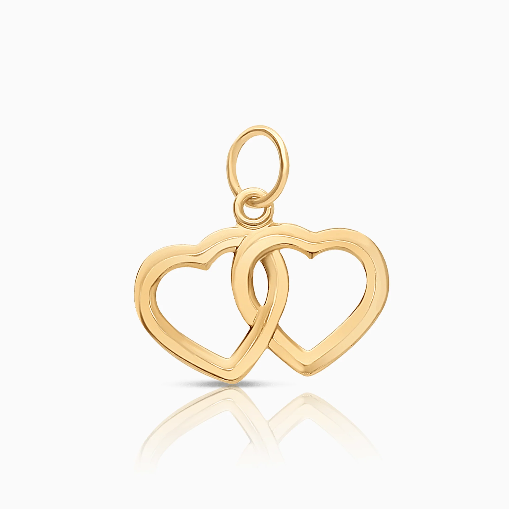Hearts Pendant 0.32g 18K Gold