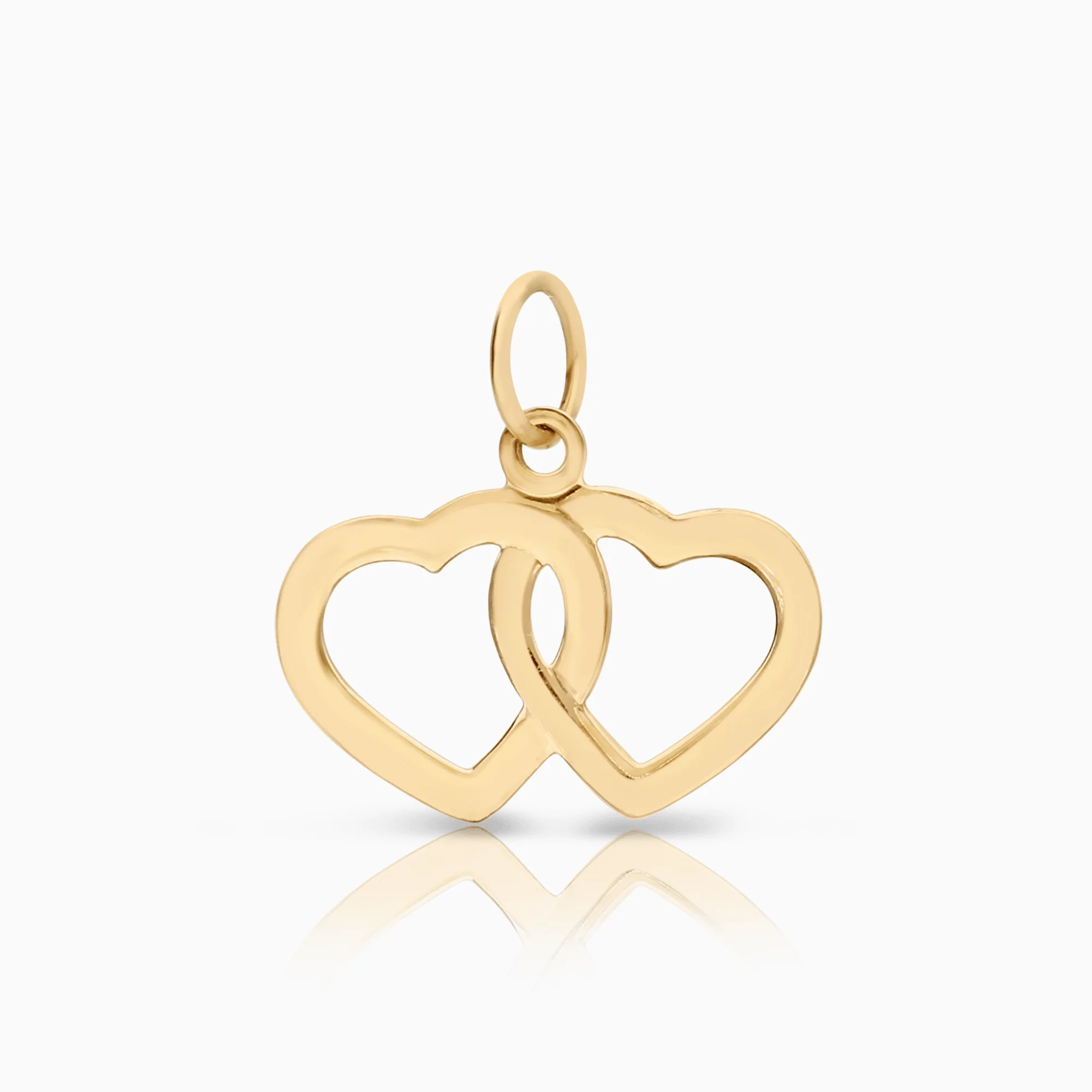 Hearts pendant 0.34g 18K gold