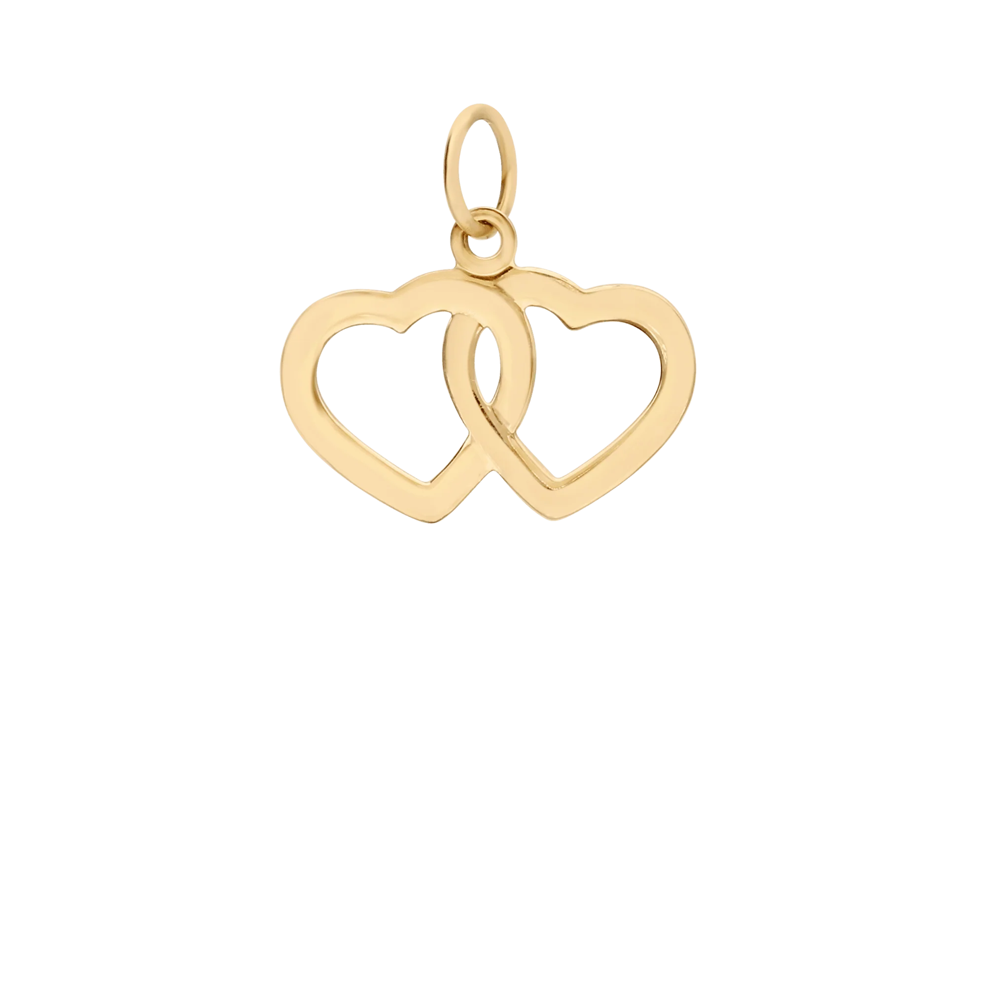 Hearts pendant 0.34g 18K gold - Image 2
