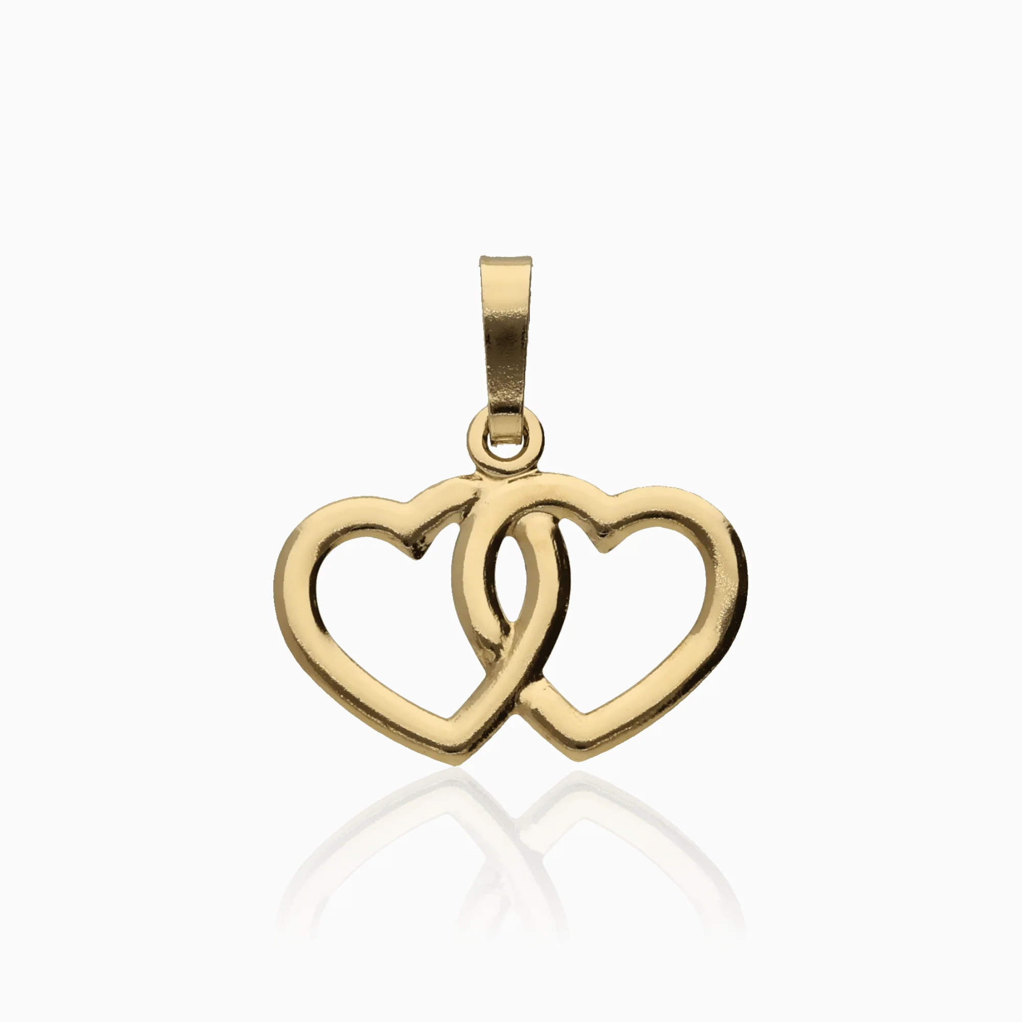 Pendant hearts 0.36g 18K gold