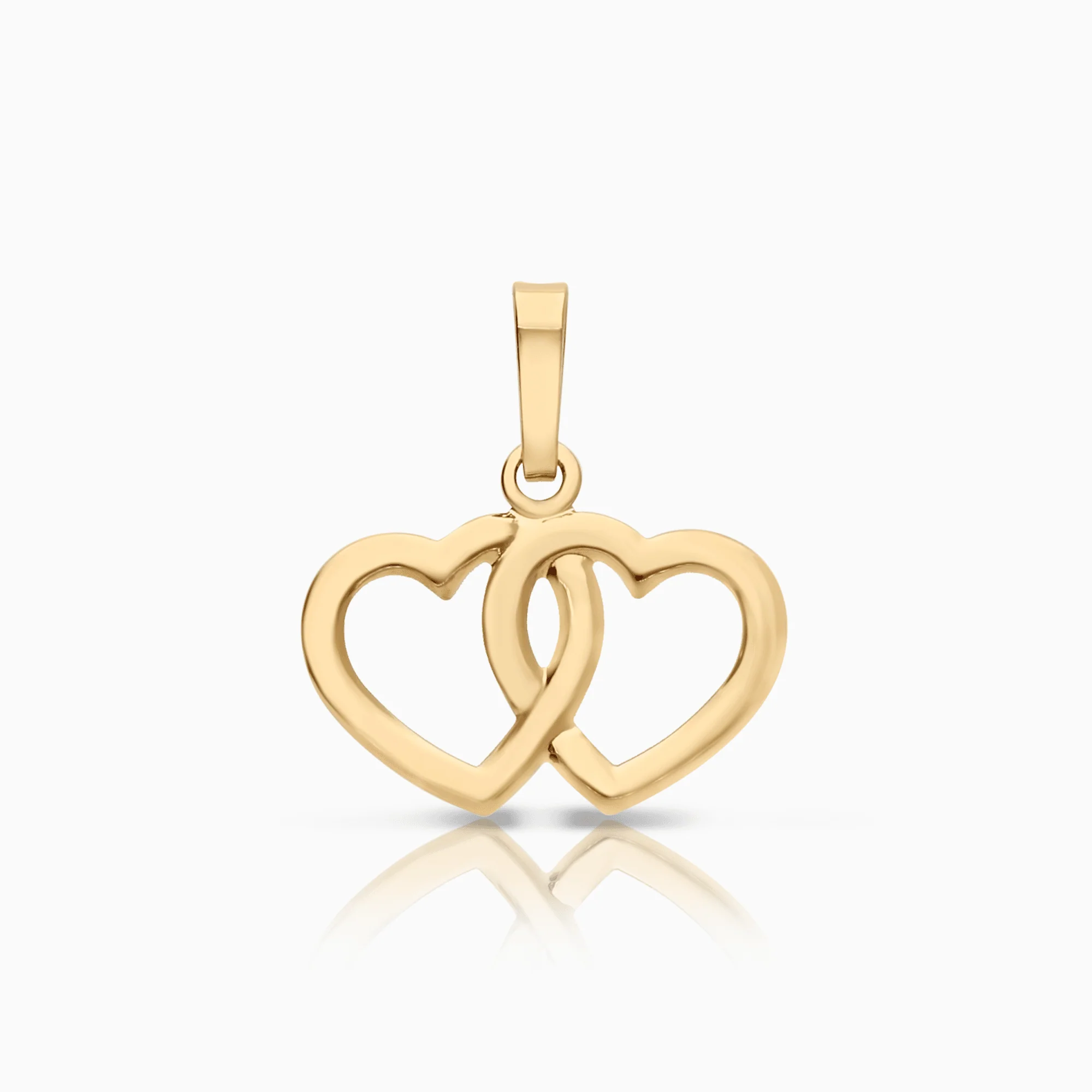 Heart pendant 0.38g 18K gold
