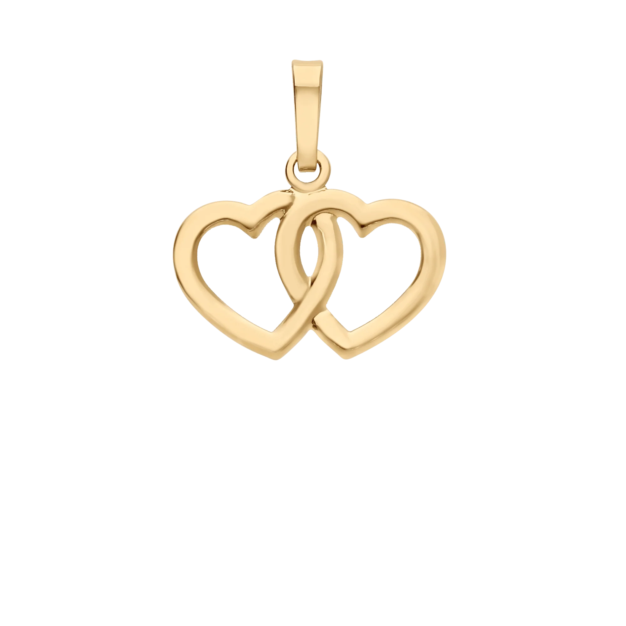 Heart pendant 0.38g 18K gold - Image 2
