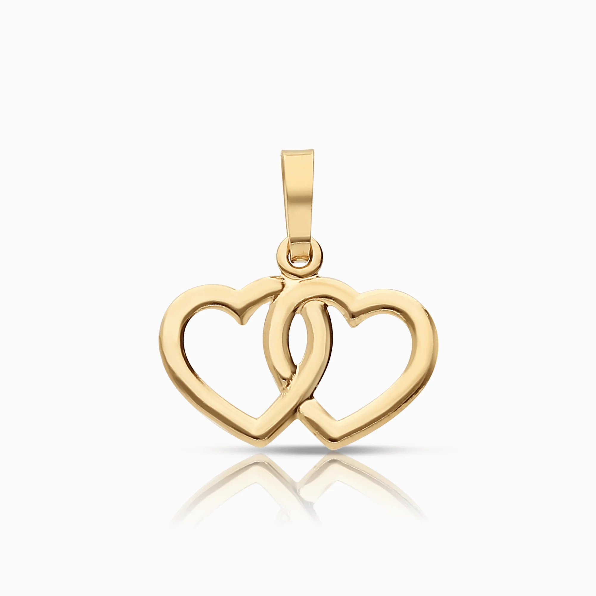 Heart pendant 0.40g 18K gold