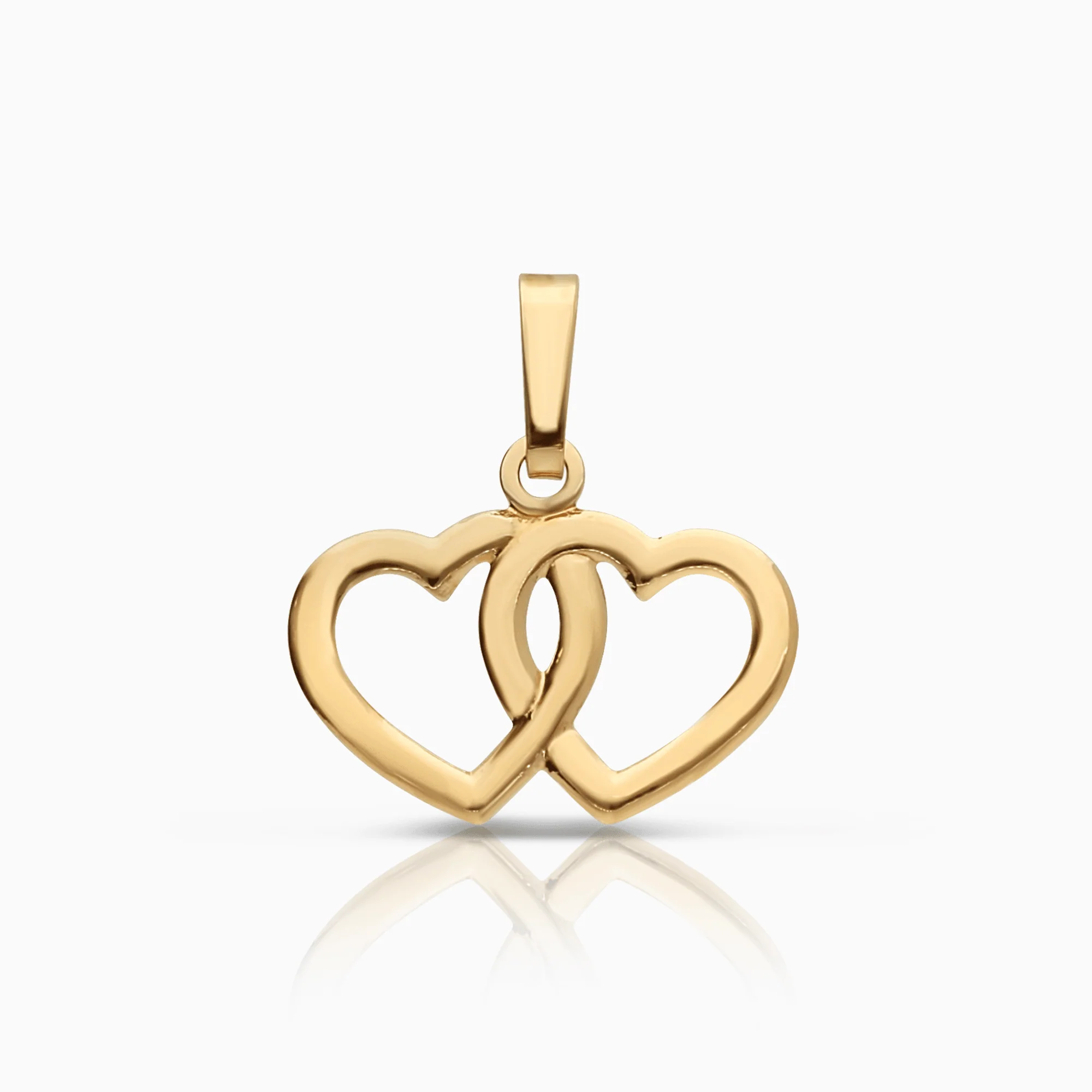 Heart pendant 0.40g 18K gold