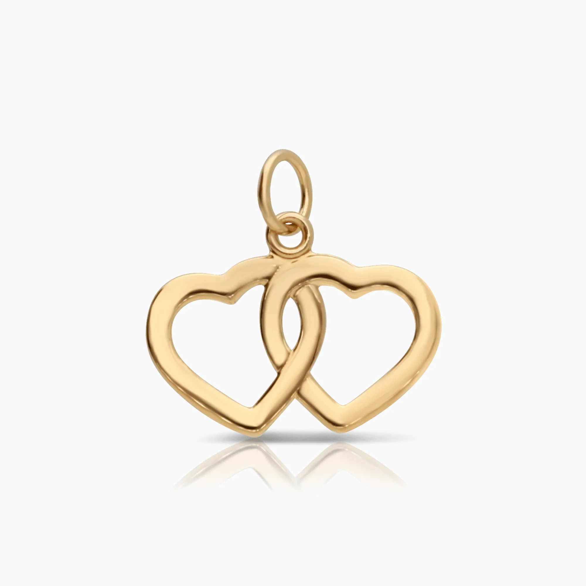 Pendant hearts 0.42g 18K gold