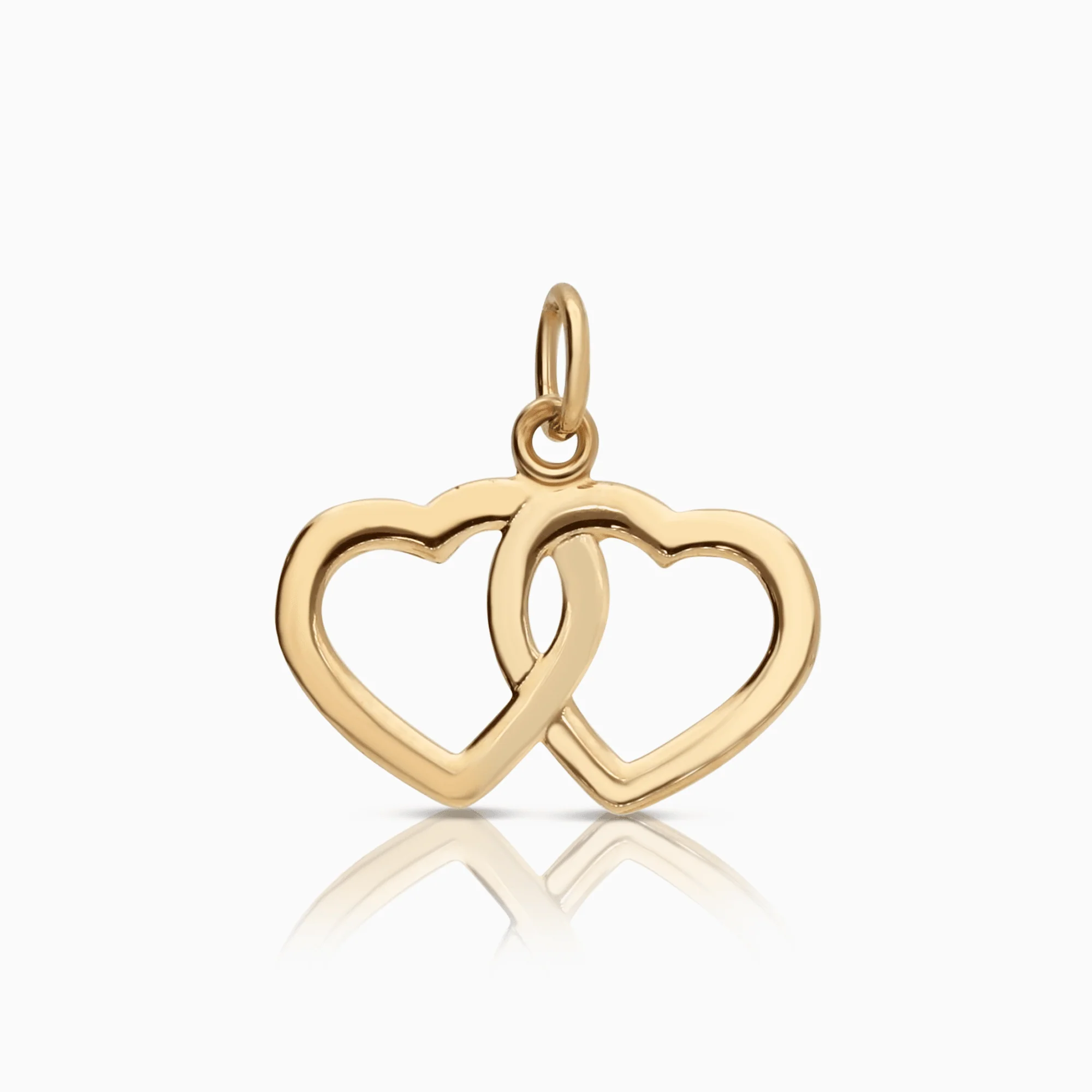Hearts Pendant 0.44g 18K Gold