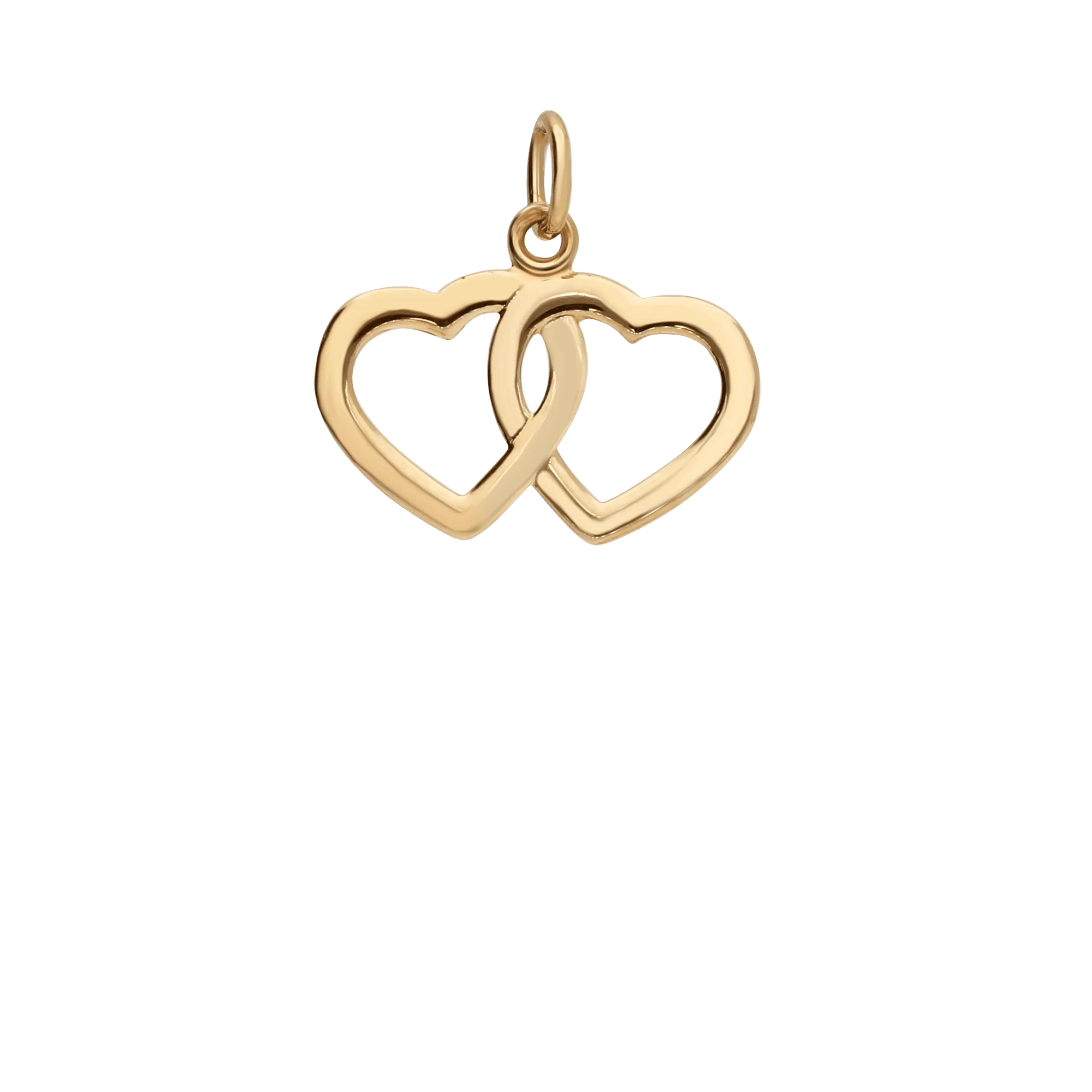 Hearts Pendant 0.44g 18K Gold - Image 2