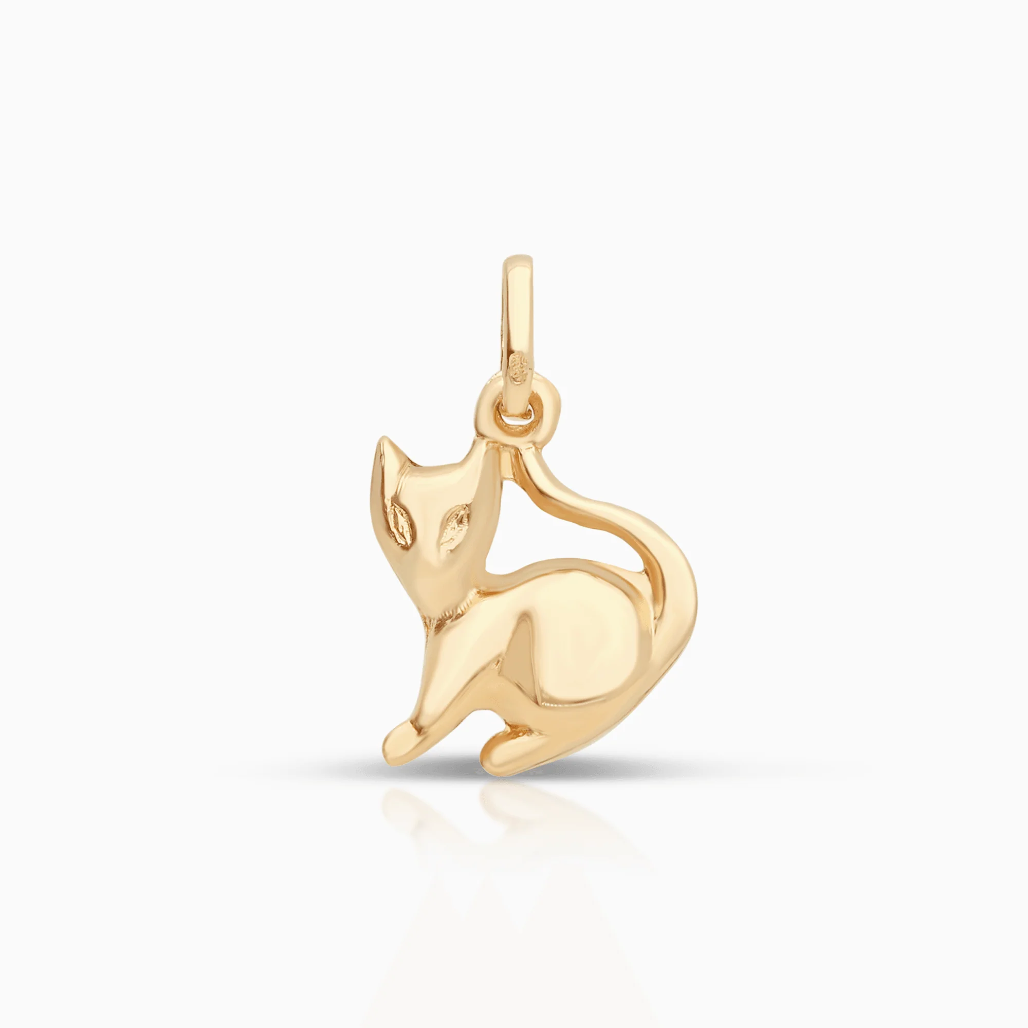 Pendant cat 1.66g 18K gold