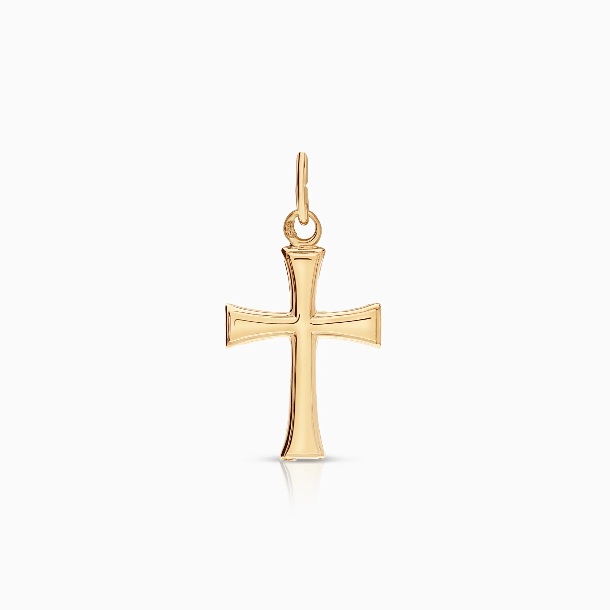 Cross pendant 0.24g 18K gold