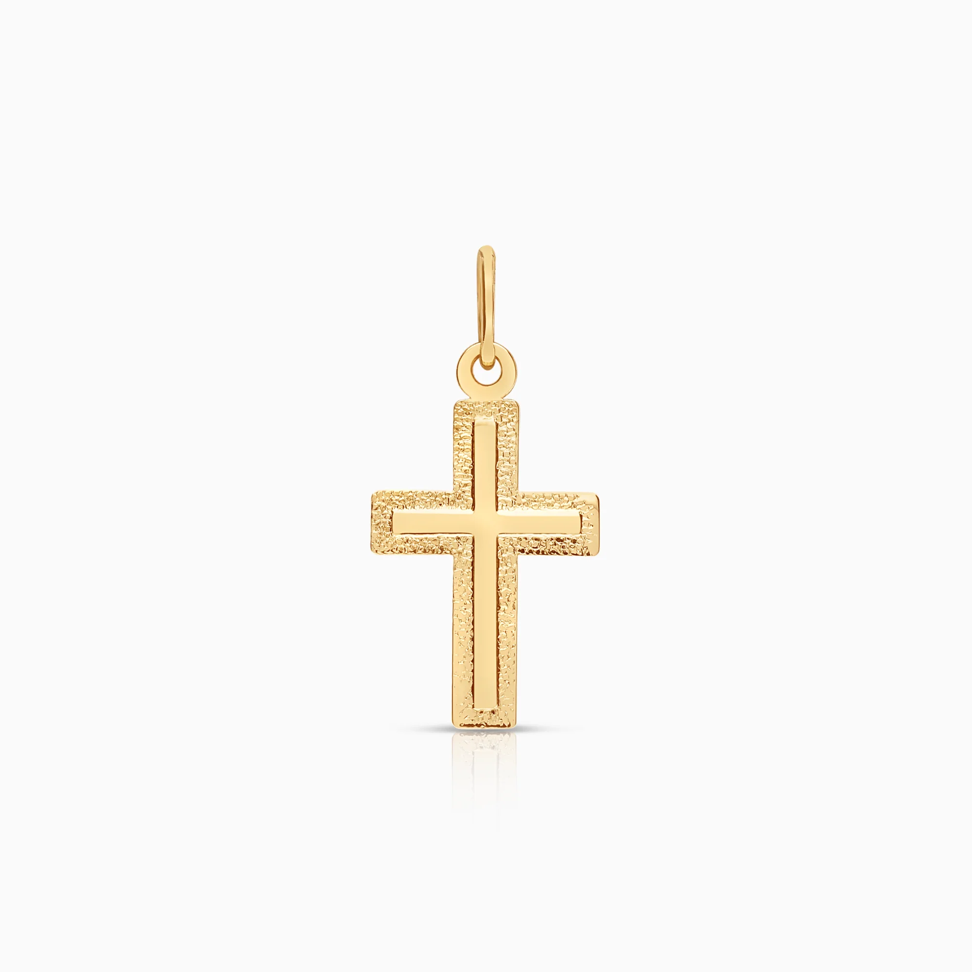 Cross pendant 0.28g 18K gold