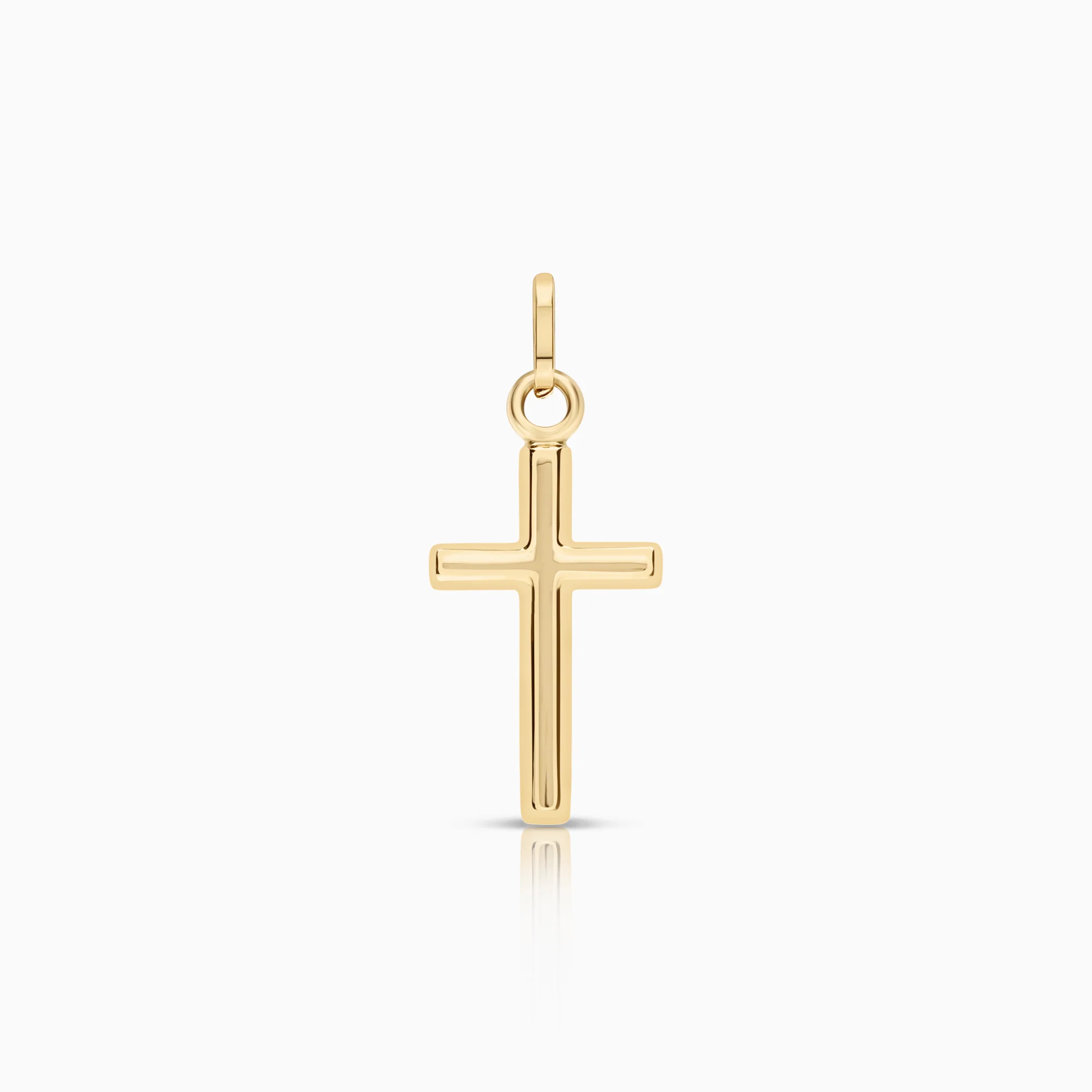 Cross pendant 0.40g 14K gold