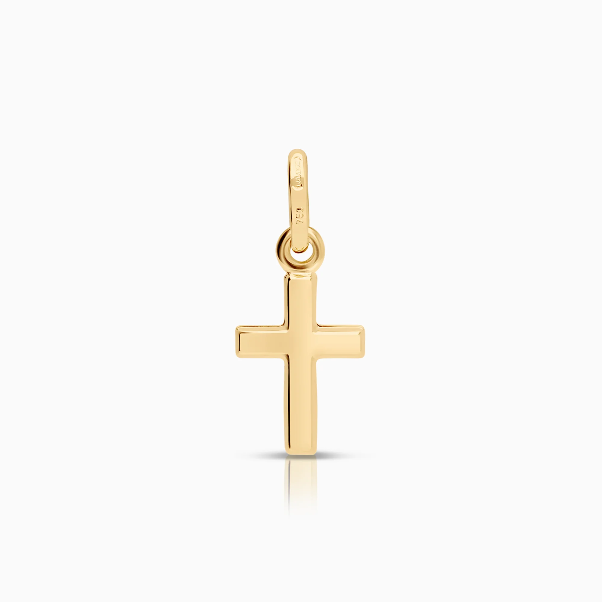Pendant cross 0.40g 18K gold
