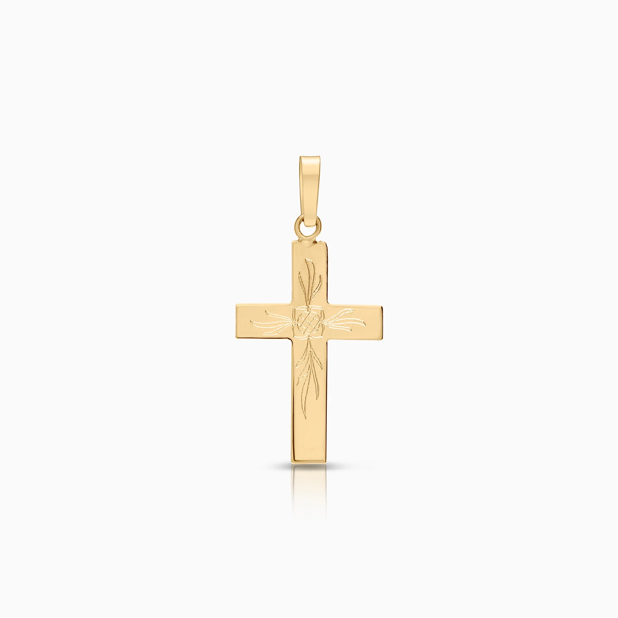 Pendant cross 0.47g 18K gold