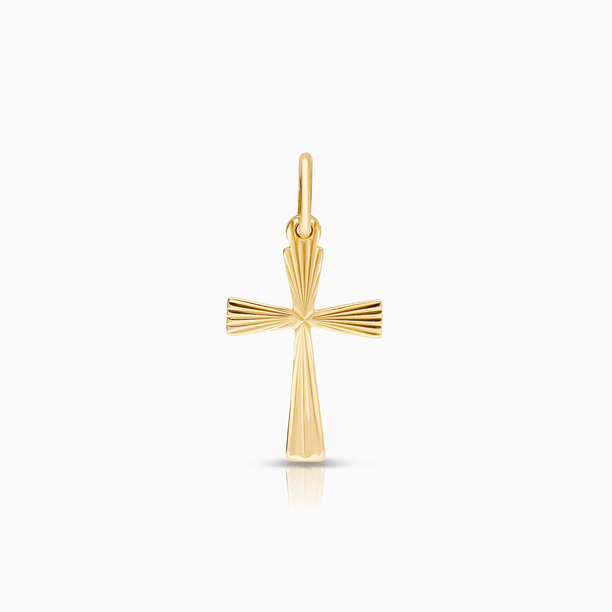 Cross pendant 0.51g 18K gold