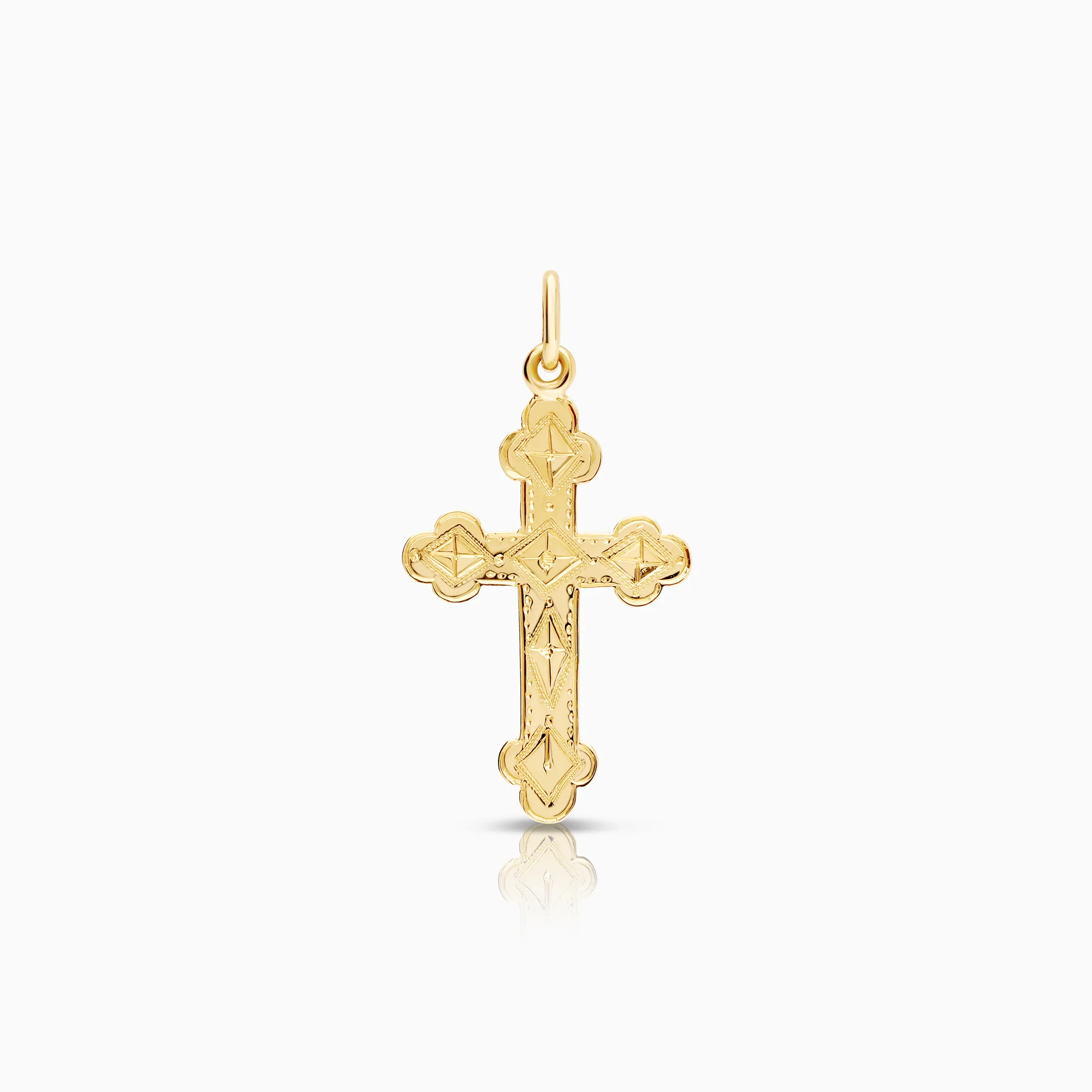 Cross pendant 0.58g 18K gold