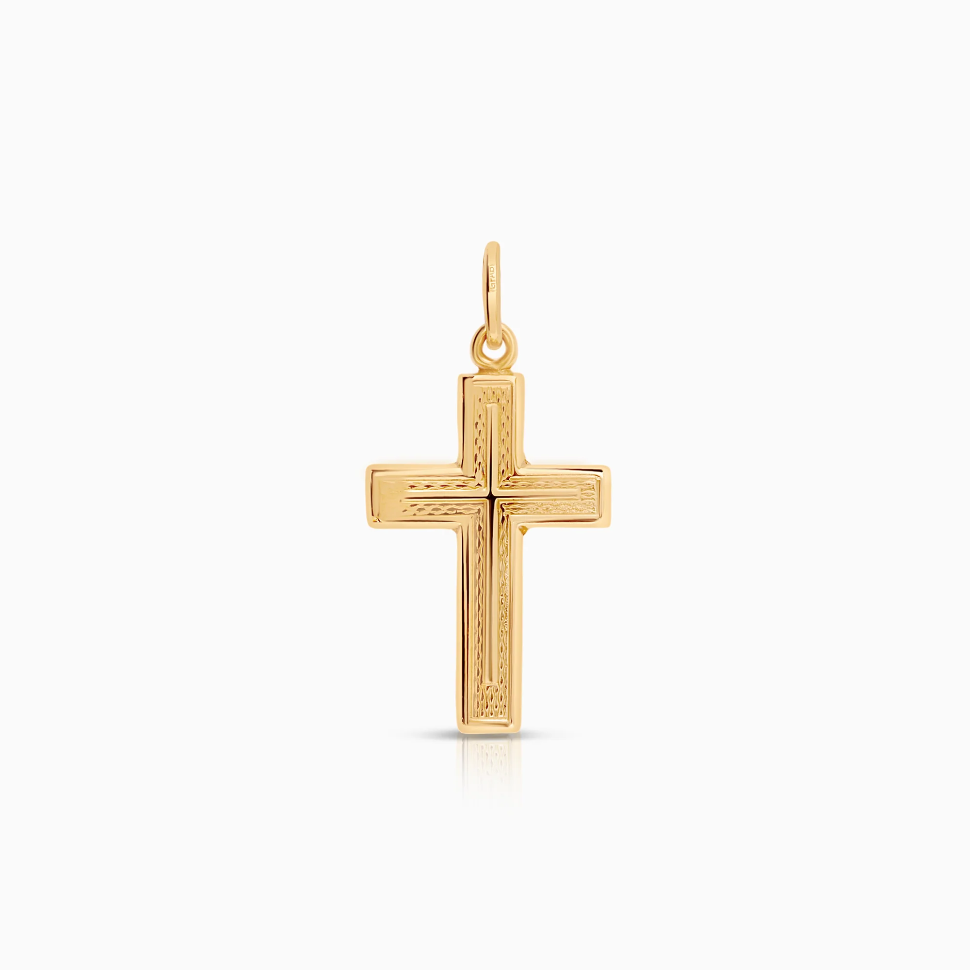 Cross pendant 0.58g 18K gold