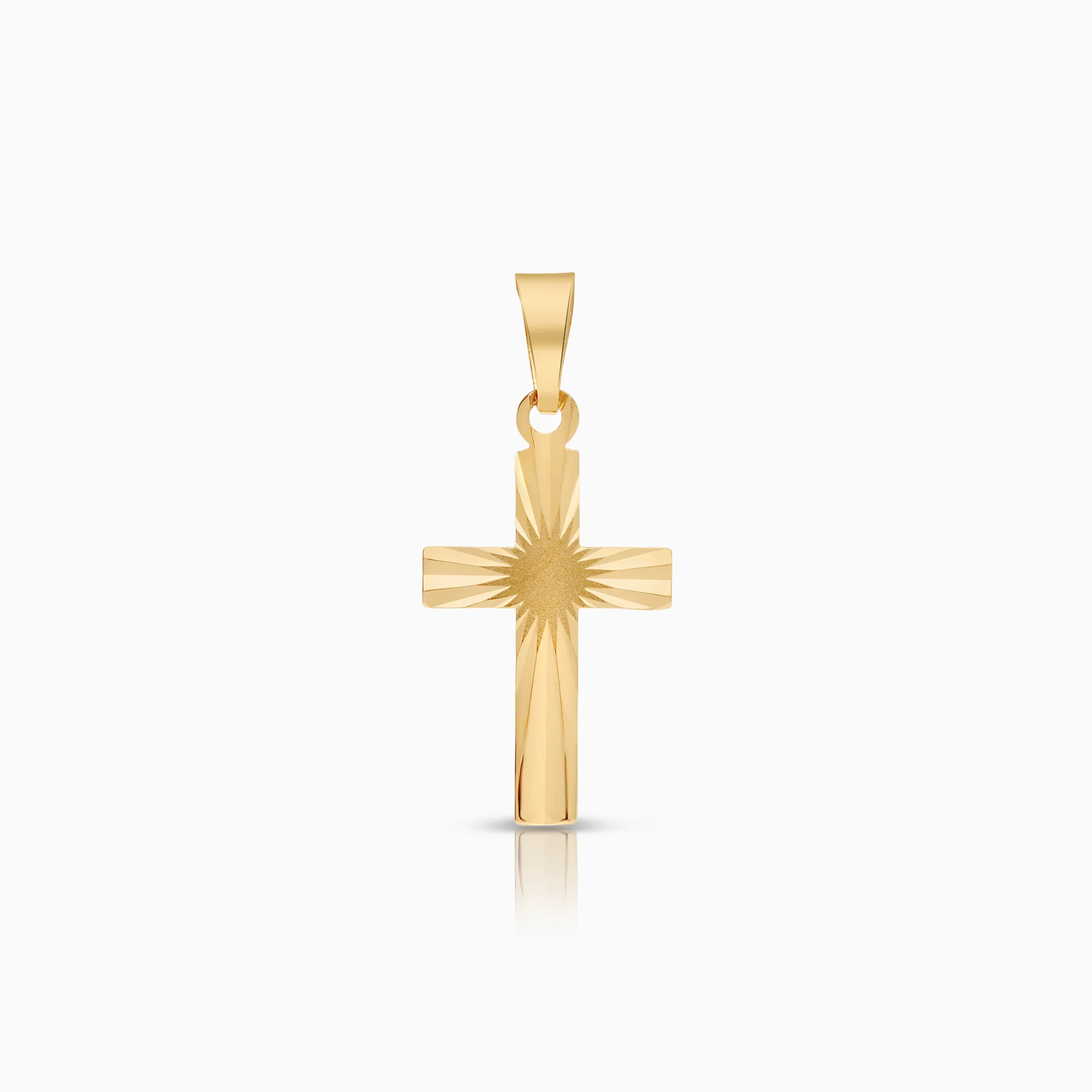 Pendant cross 0.59g 18K gold
