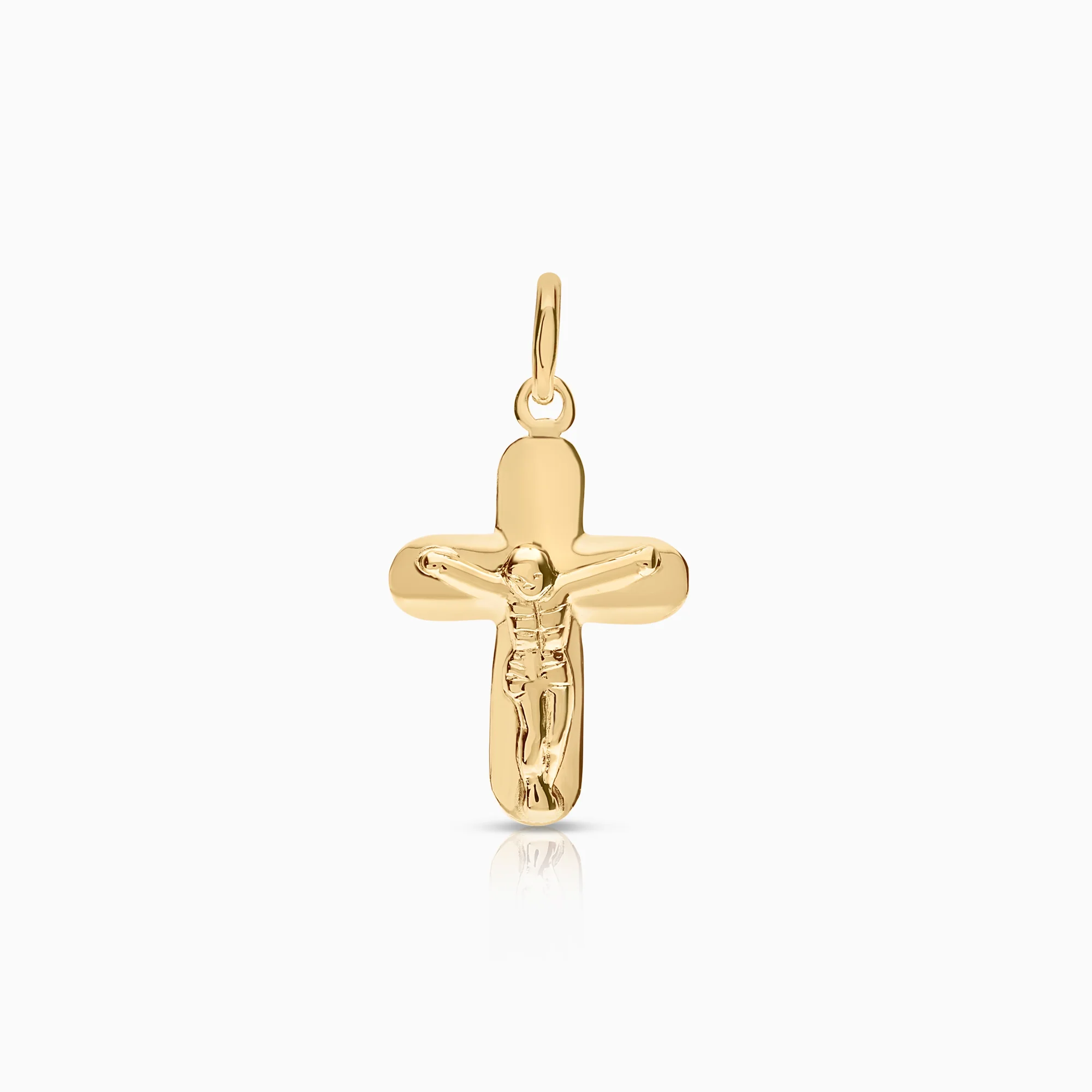 Pendant cross 0.60g 18K gold