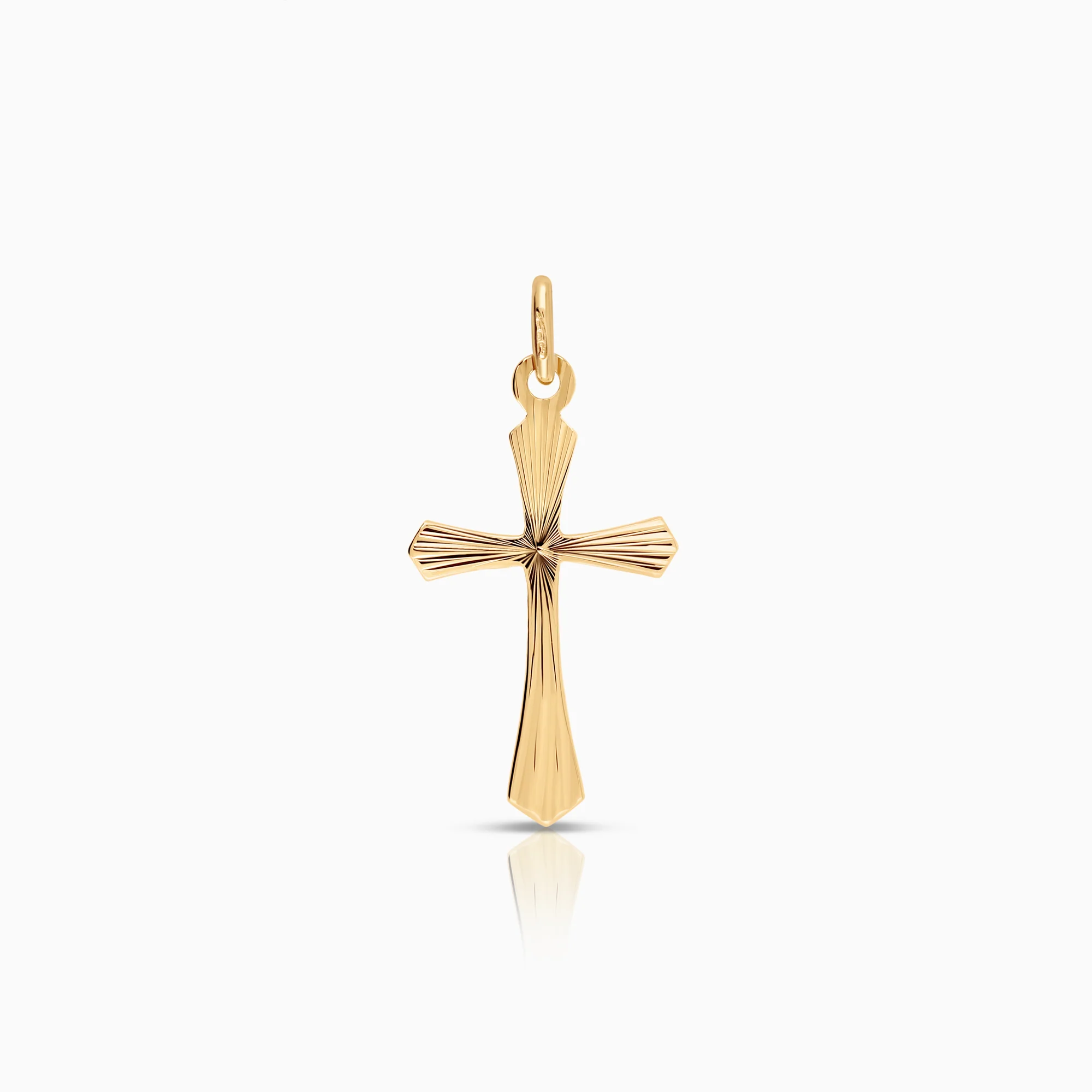 Pendant cross 0.65g 14K gold
