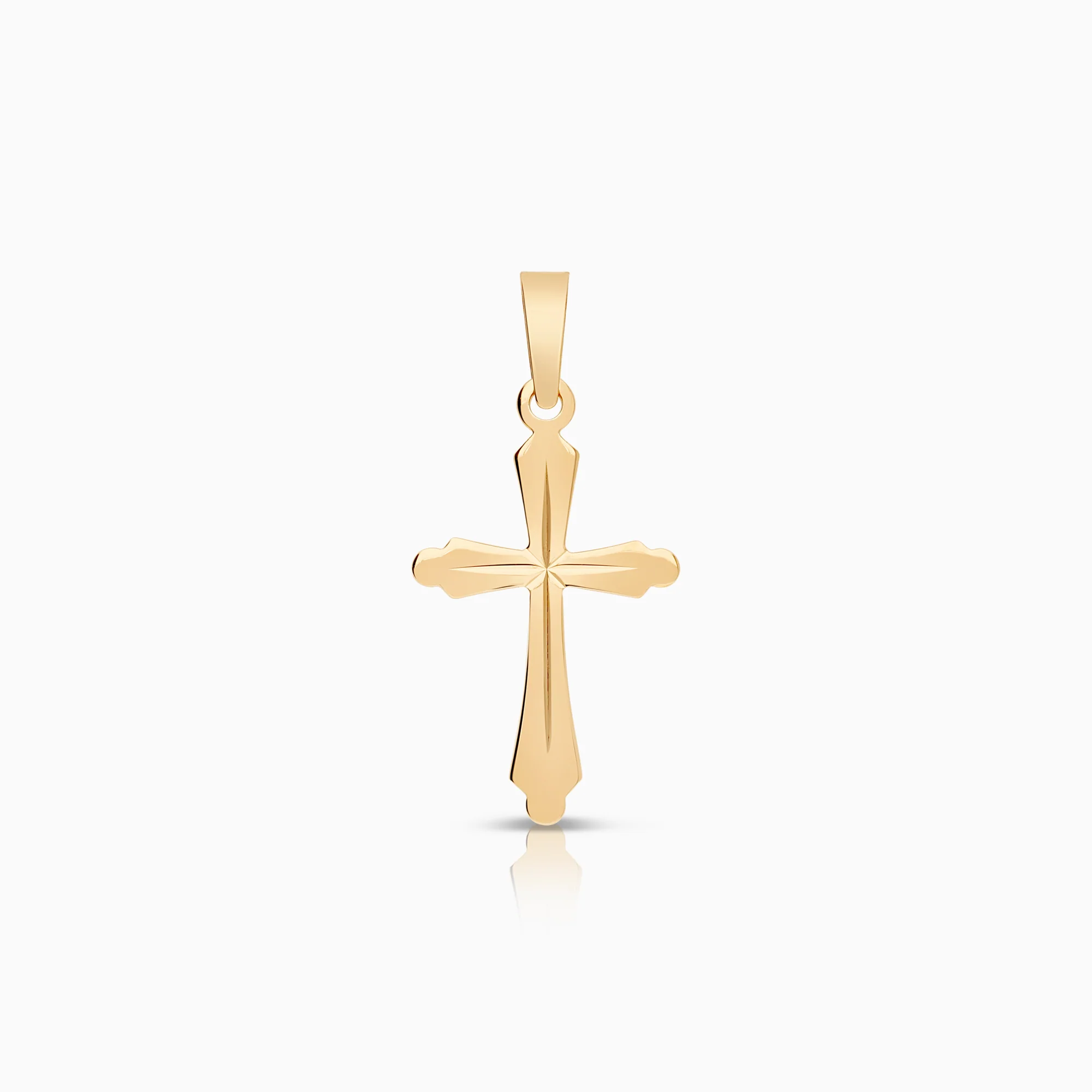 Pendant cross 0.68g 18K gold