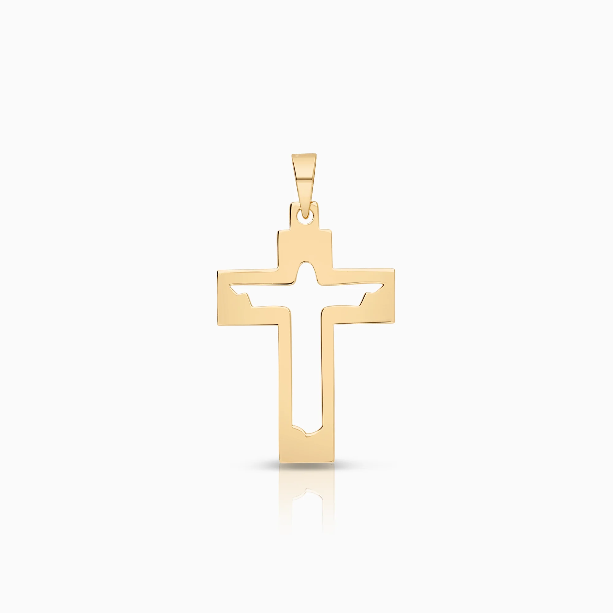 Cross pendant 0.71g 18K gold