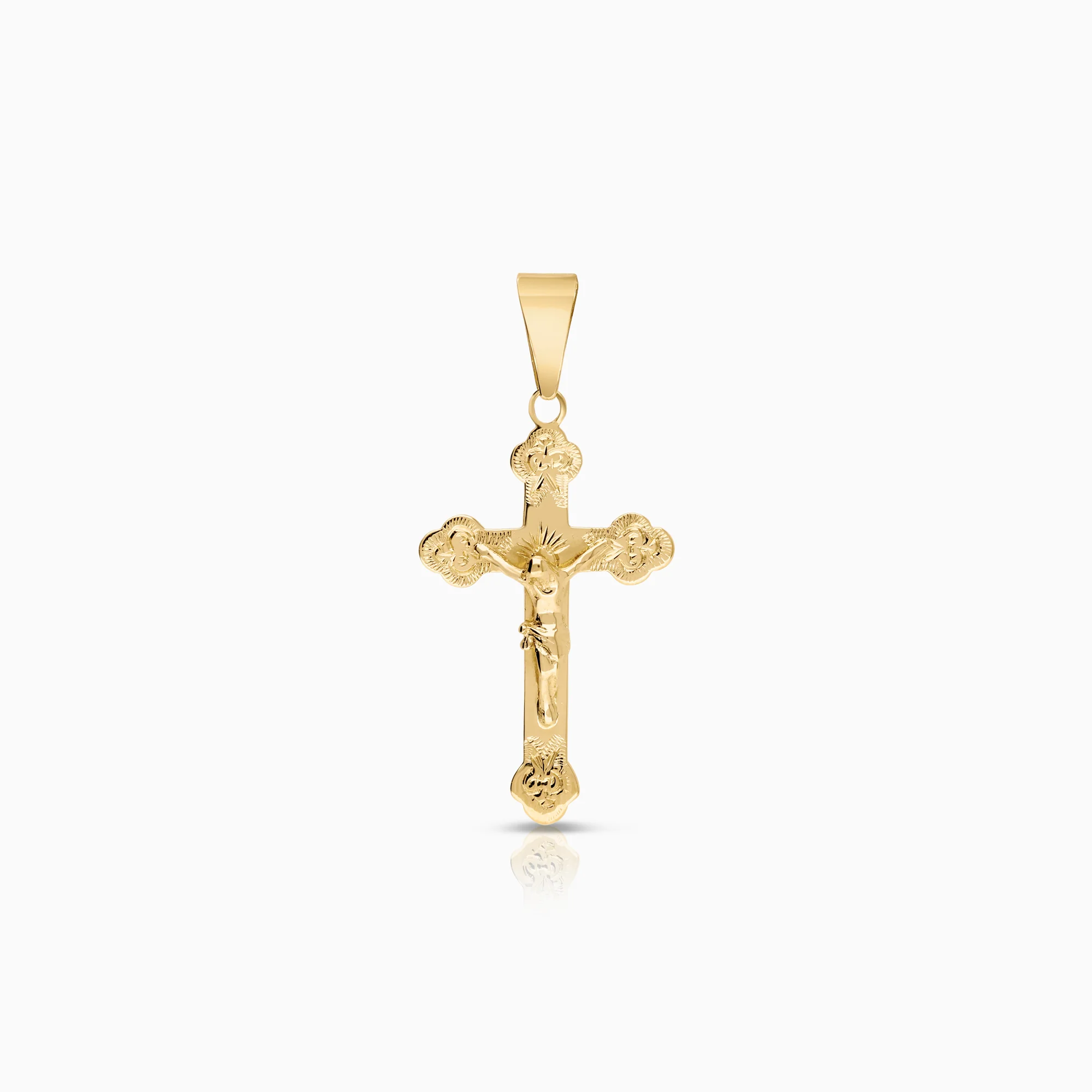 Cross pendant 0.87g 18K gold