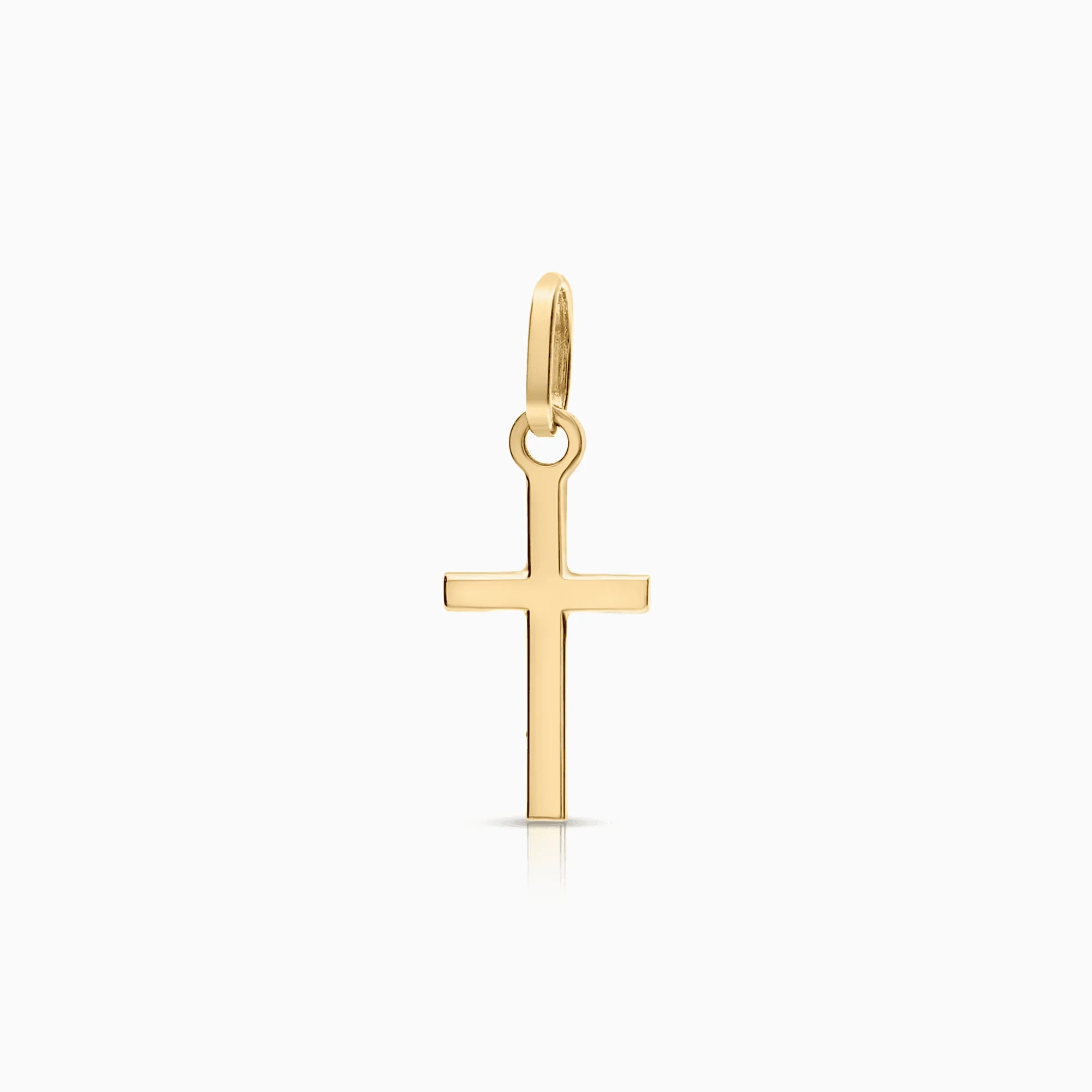 Pendant cross 0.20g 9K gold
