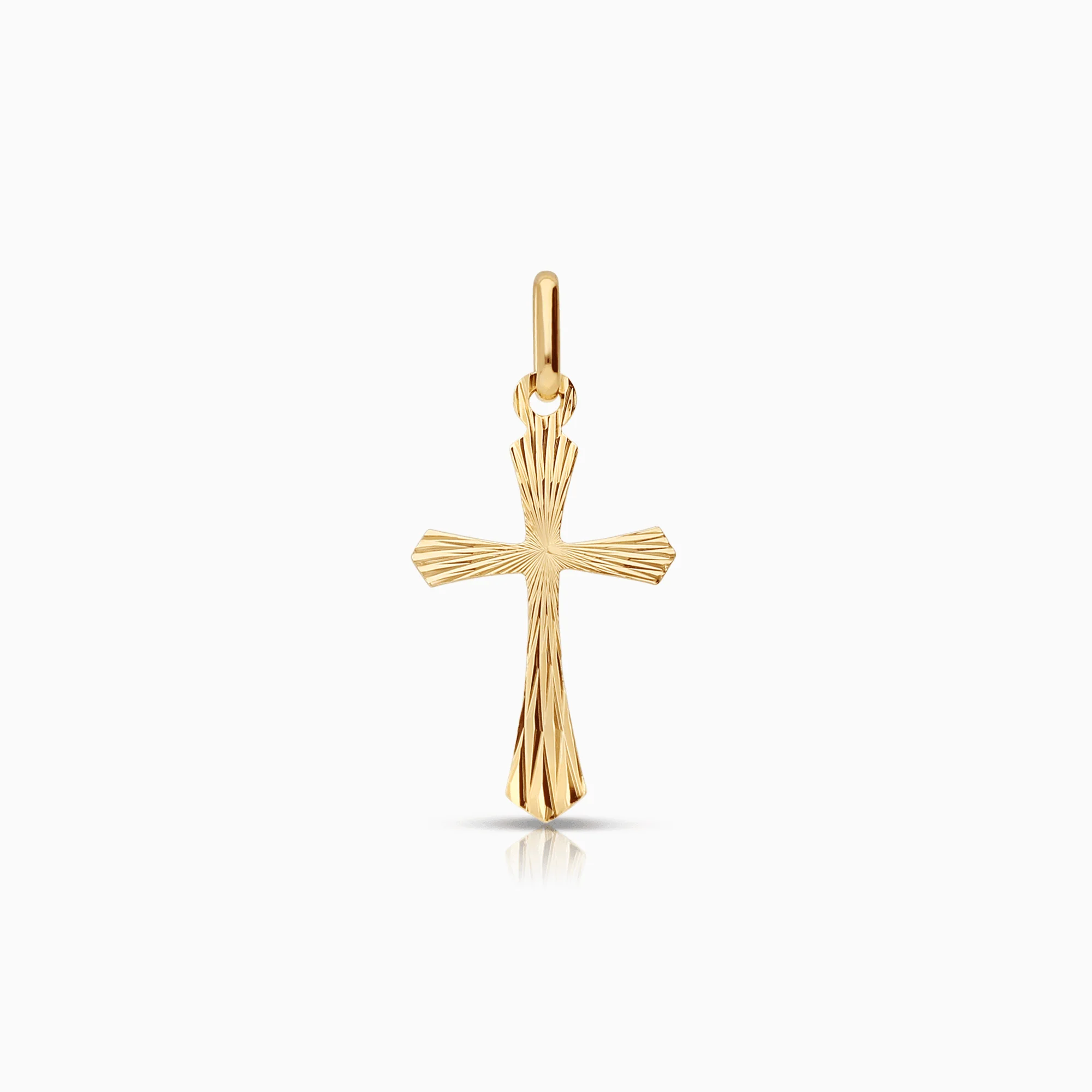 Pendant cross 0.40g 18K gold
