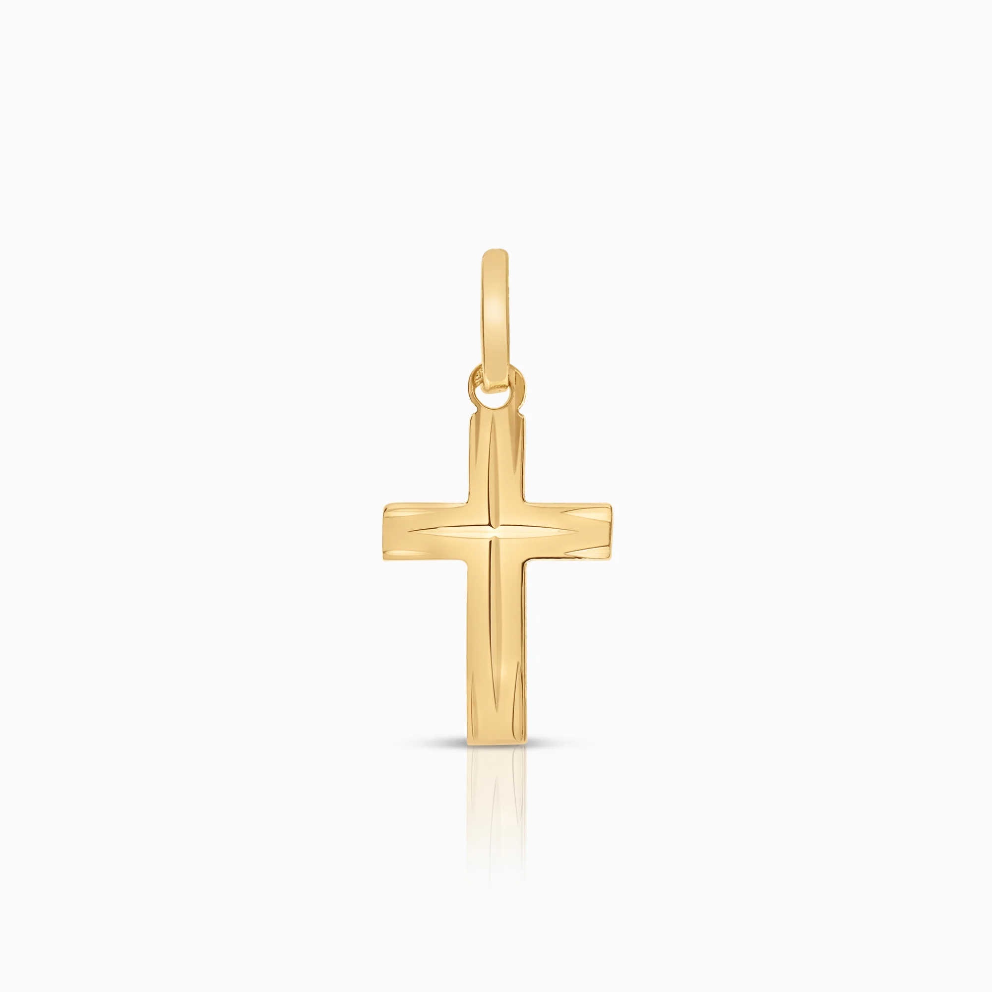 Pendant cross 0.40g 18K gold