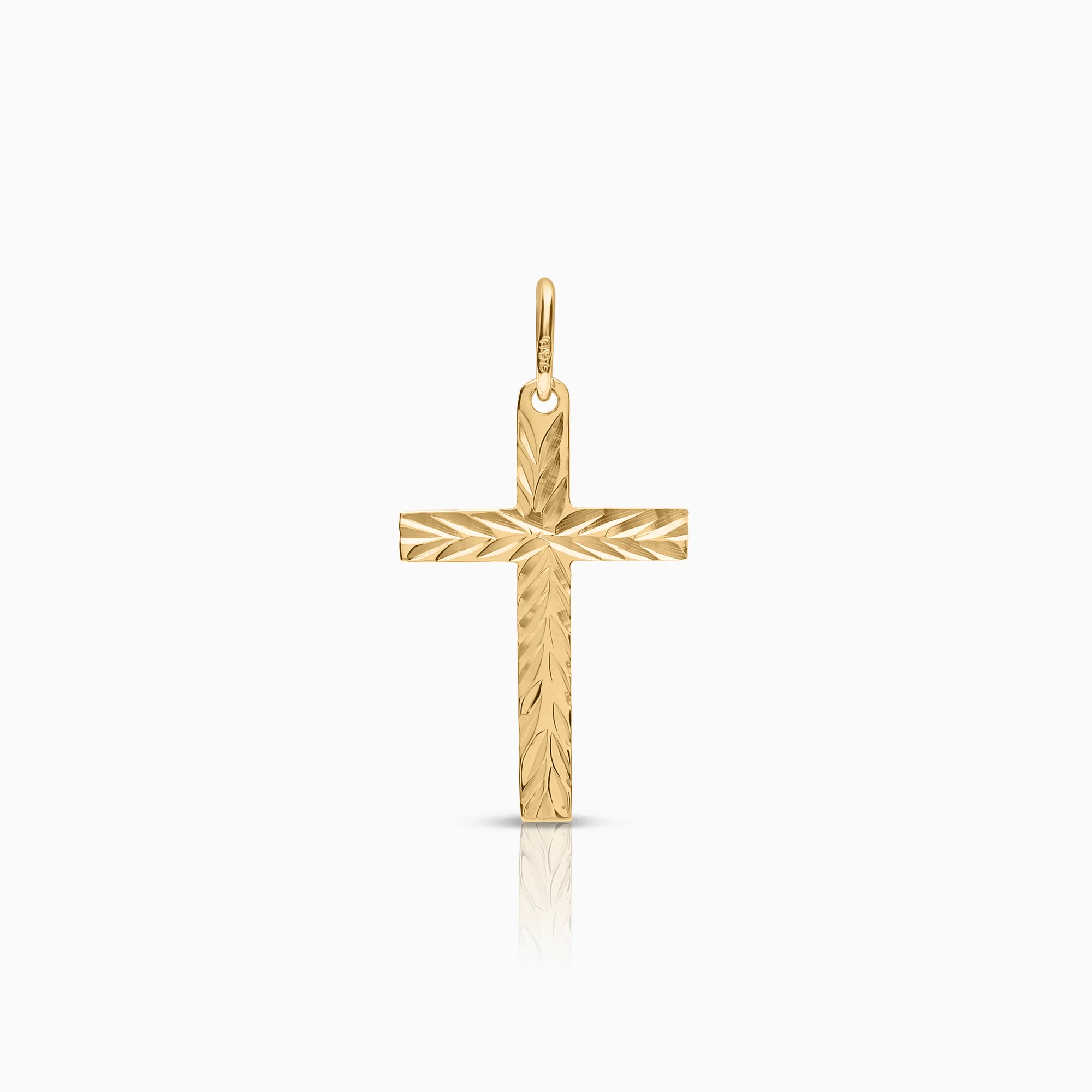 Pendant cross 0.40g 18K gold