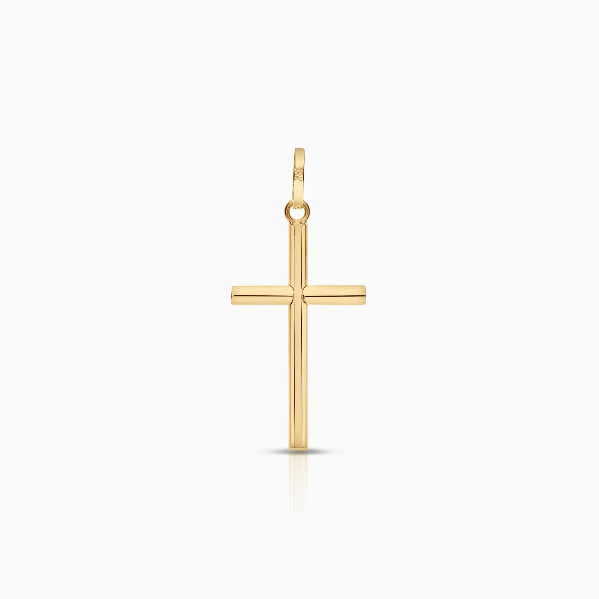 Cross pendant 0.41g 18K gold