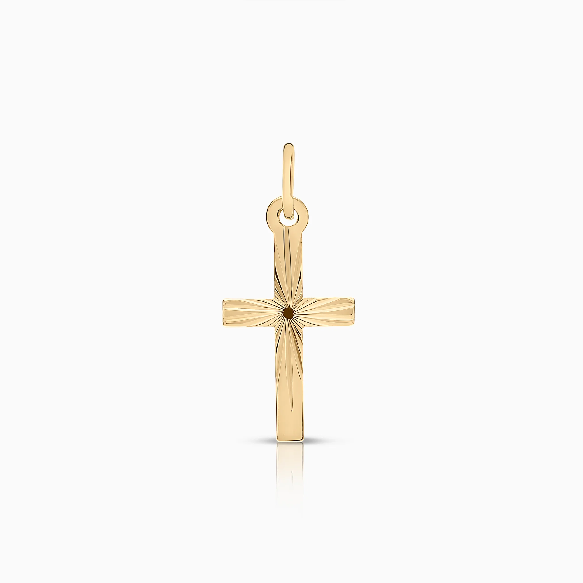 Pendant cross 0.42g 18K gold