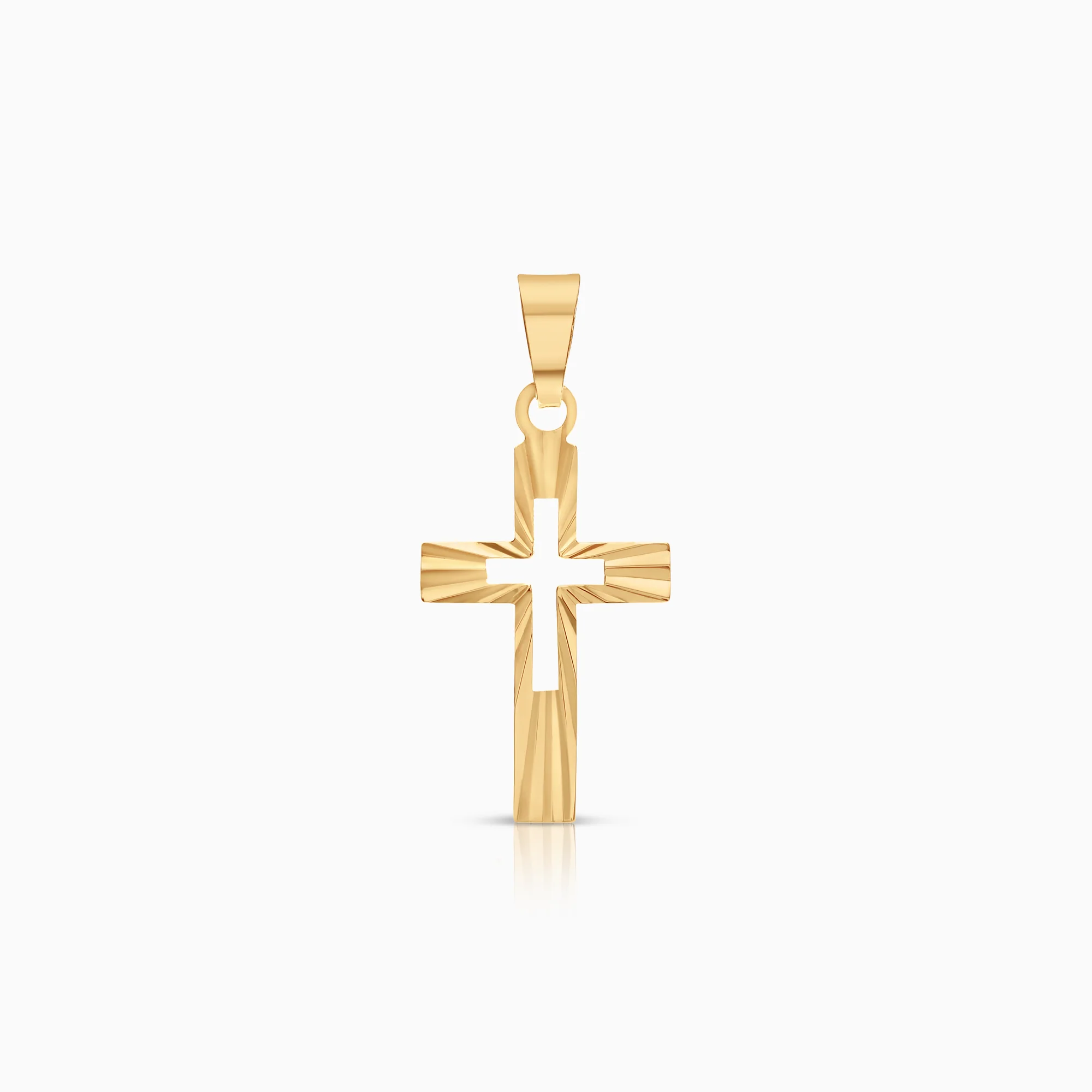 Pendant cross 0.43g 18K gold
