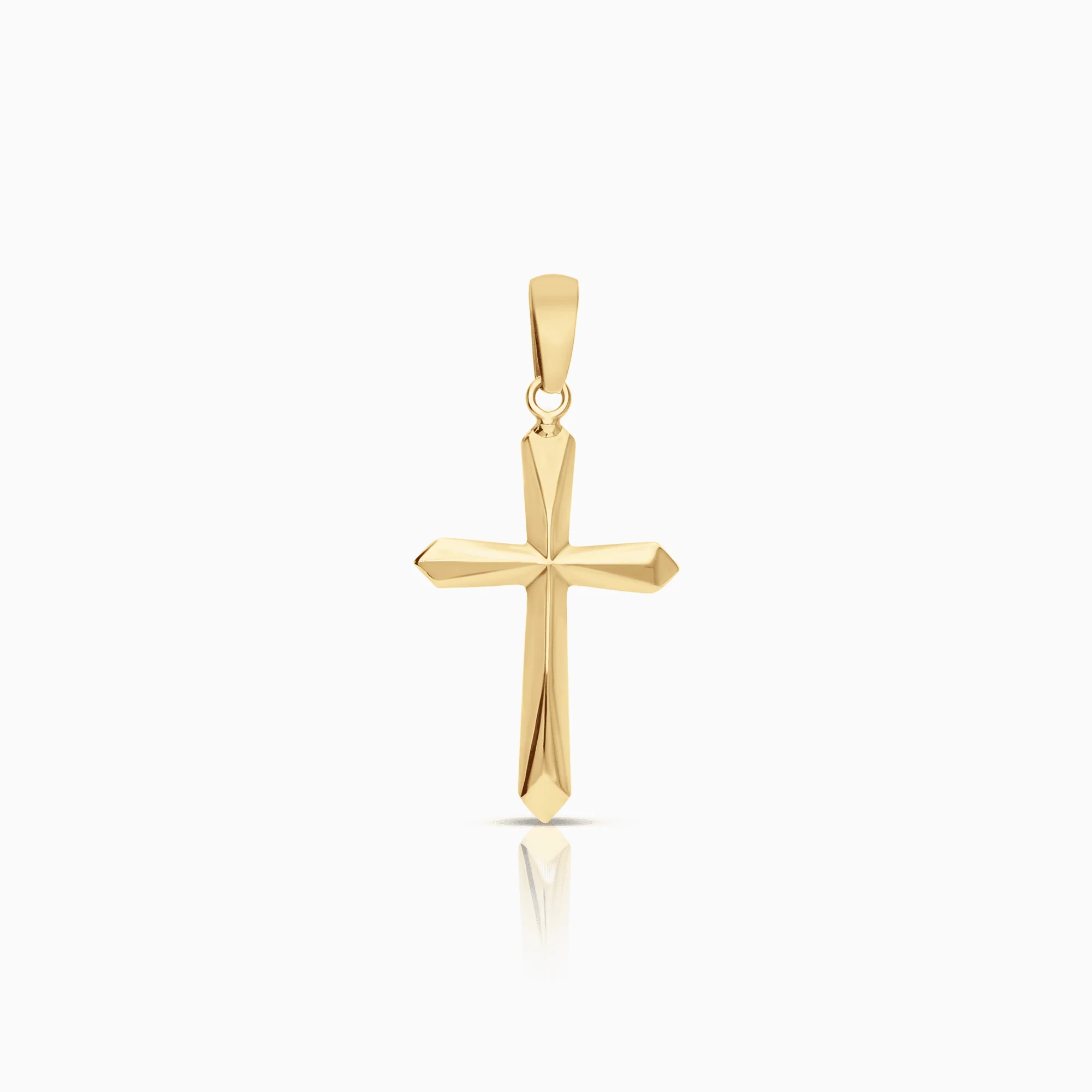 Cross pendant 0.52g 18K gold