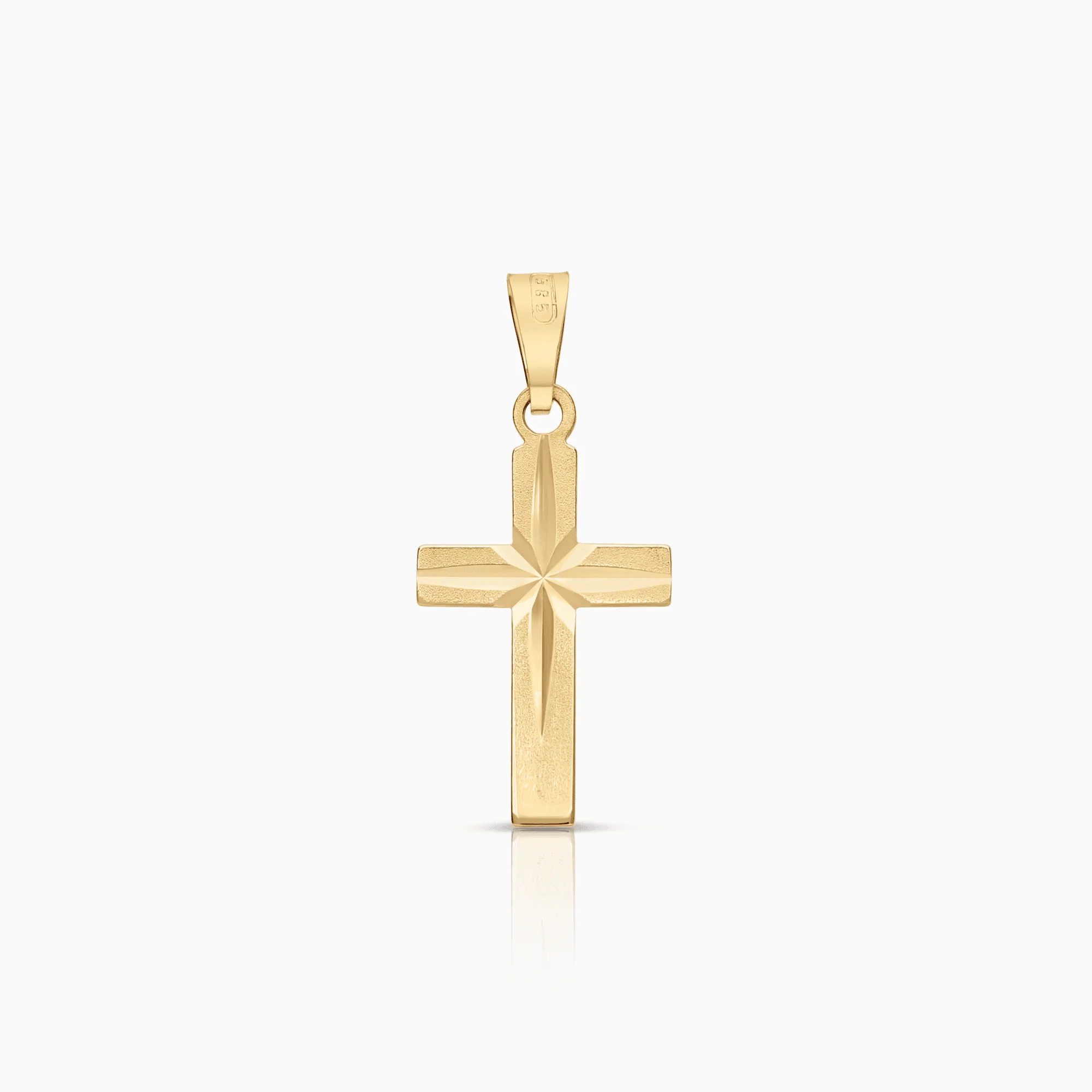 Pendant cross 0.59g 18K gold