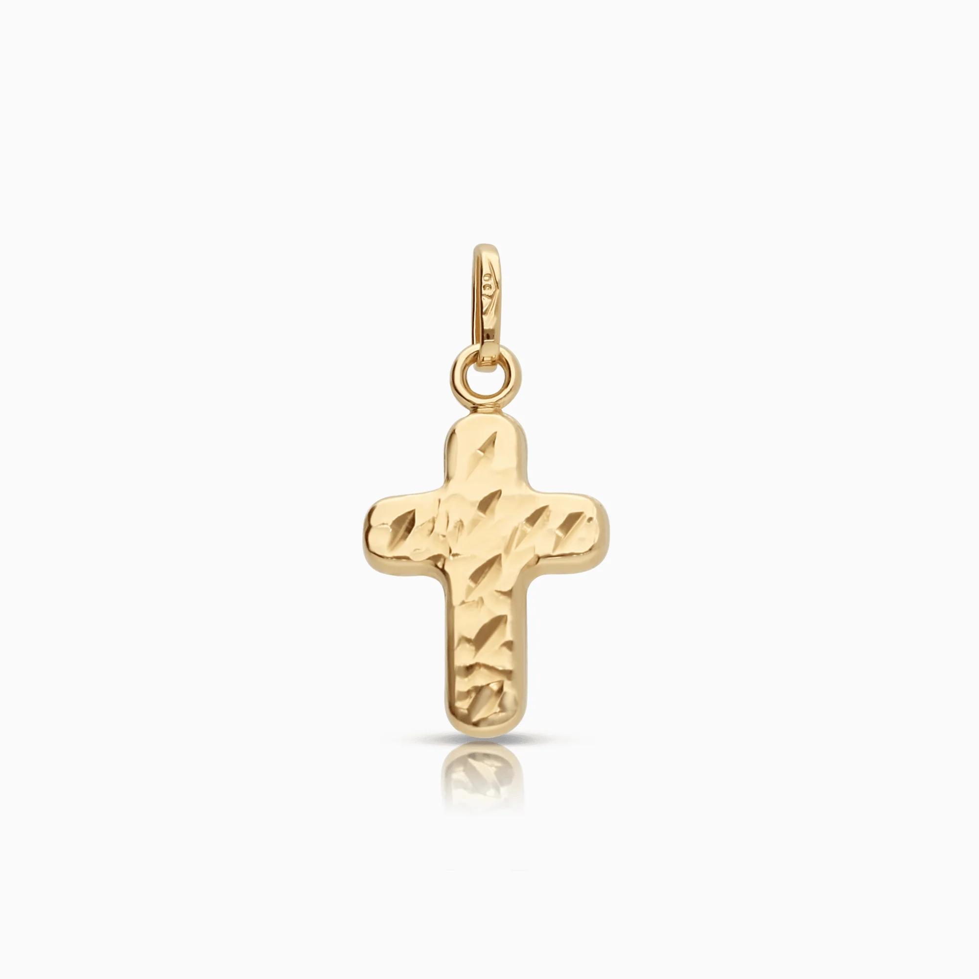 Cross pendant 0.62g 18K gold
